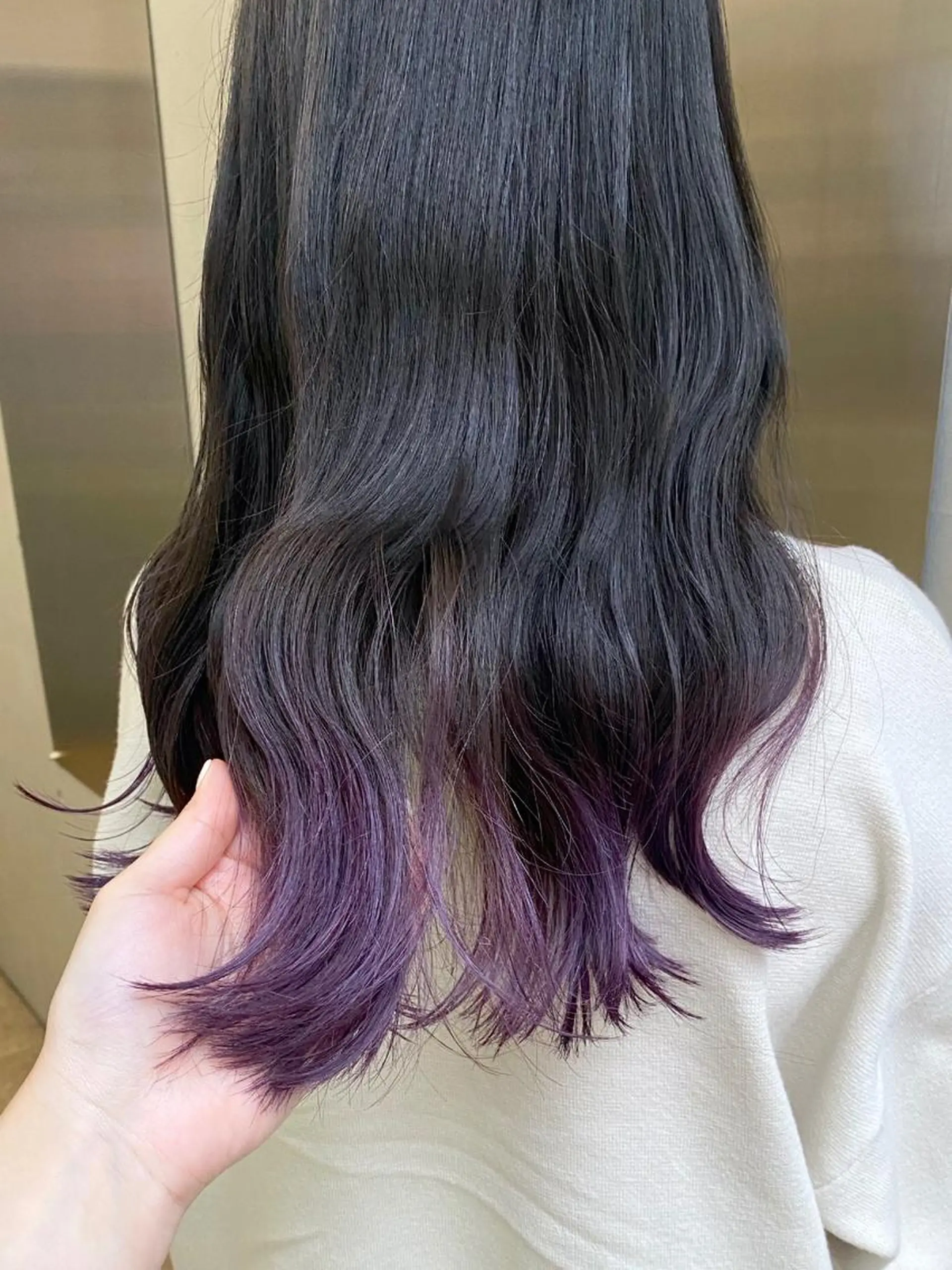 ロング カラー 🥣 hashi 🛋️のヘアスタイル