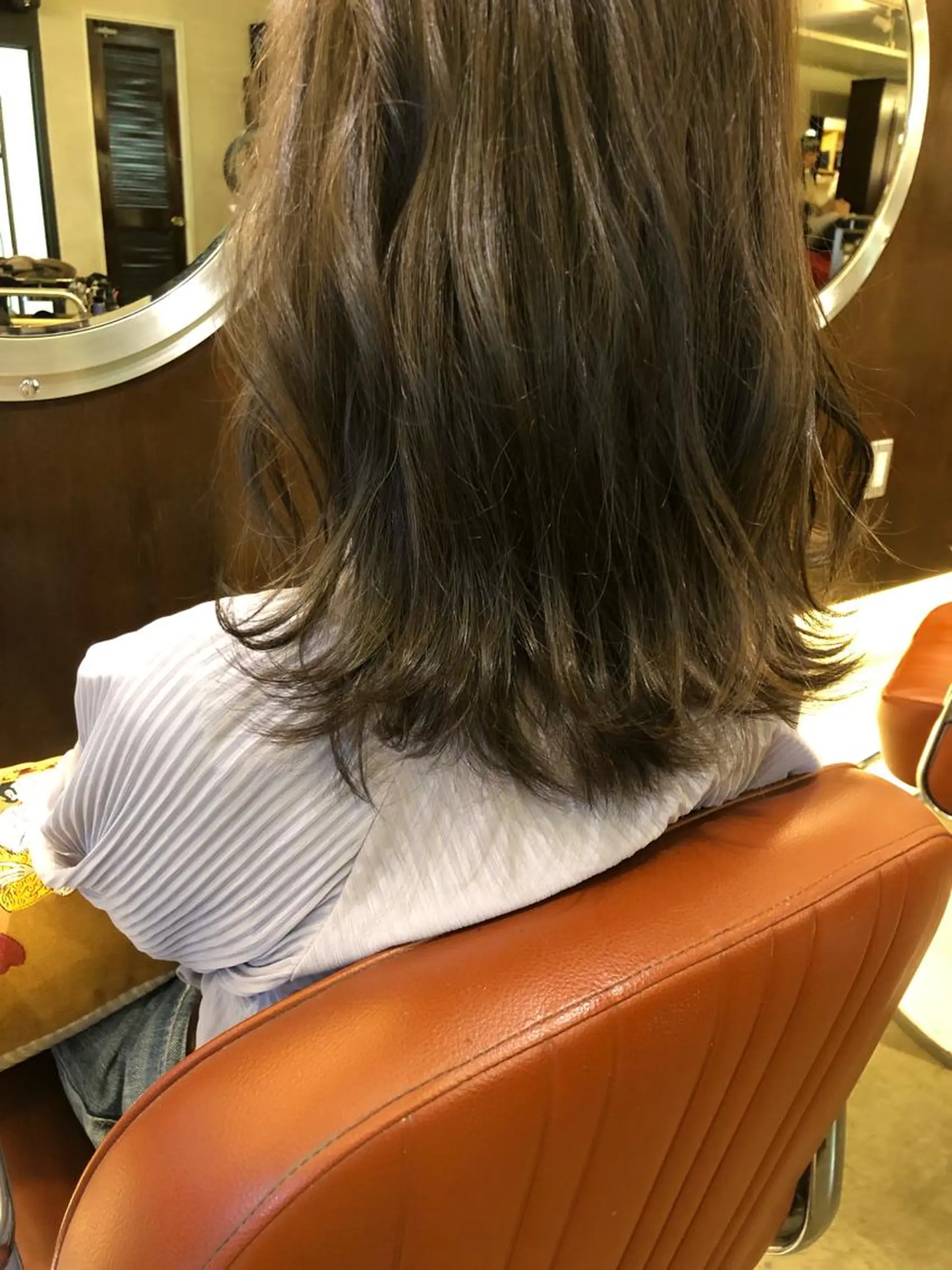 セミロング カラー 髪質改善/艶髪/ 木山ゆかりのヘアスタイル