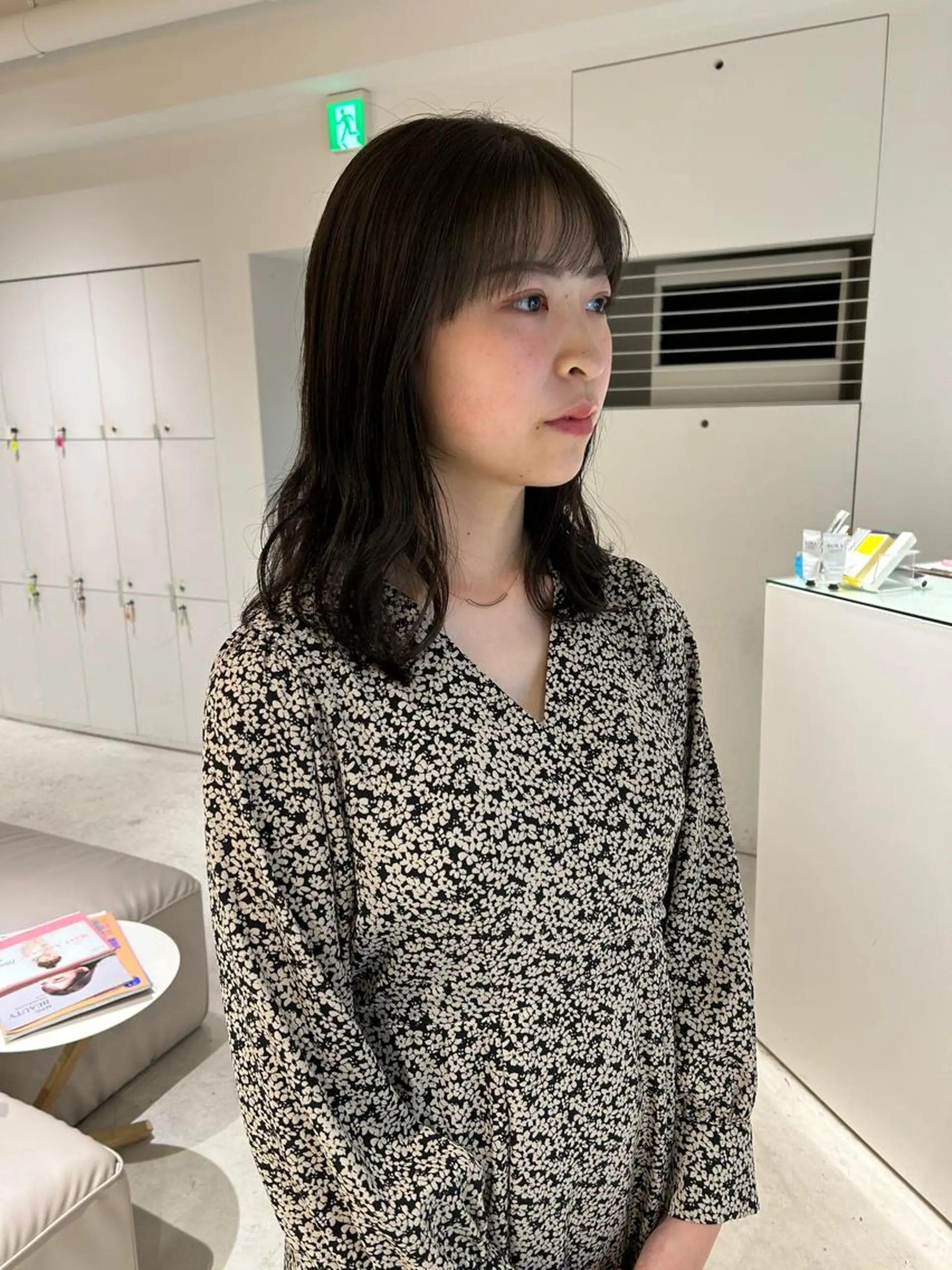 ミディアム カラー グレージュ オリーブグレージュ オリーブグレー ヘアカラー 透明感カラー🫧 nanohaのヘアスタイル