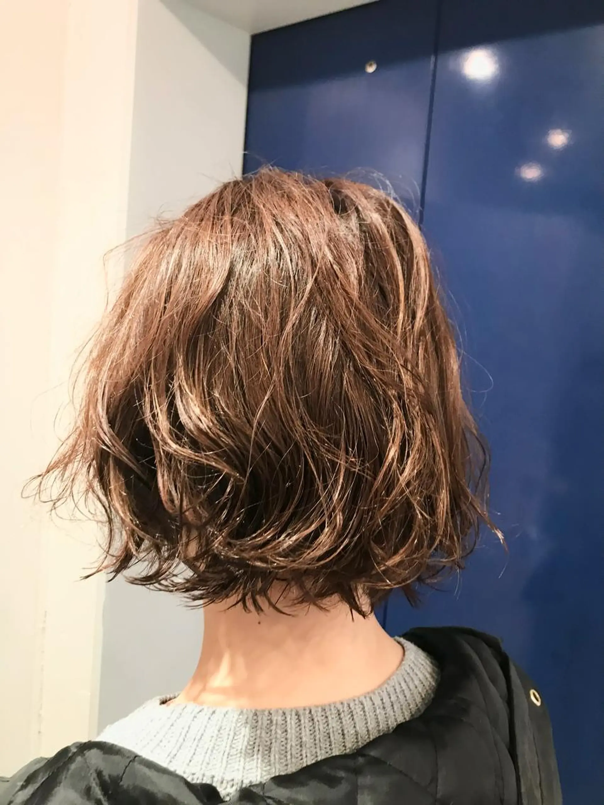 ショート パーマ レイヤー/似合わせ TAKUYAのヘアスタイル