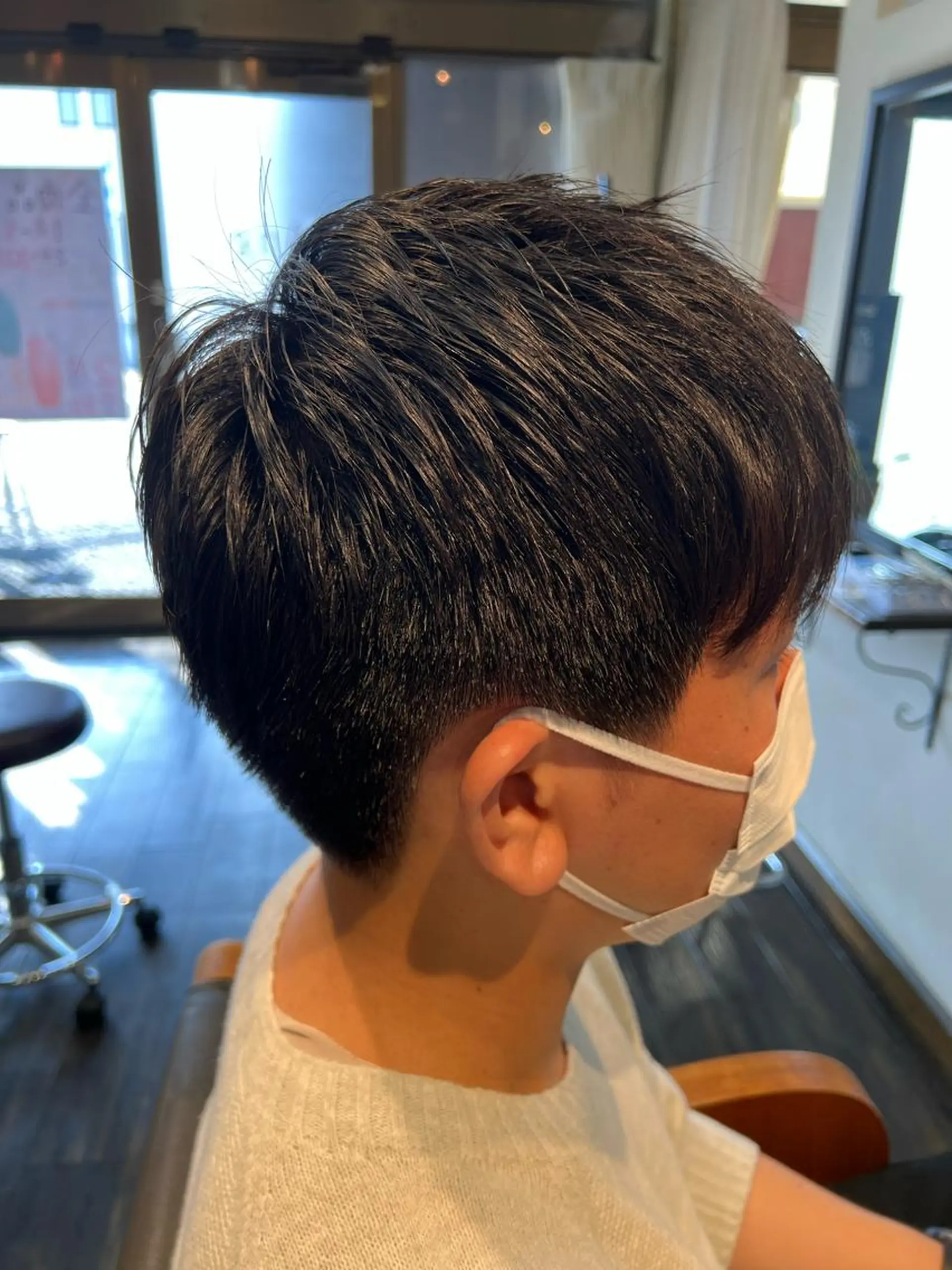 ショート メンズ カット Ang　山口 莉沙のヘアスタイル