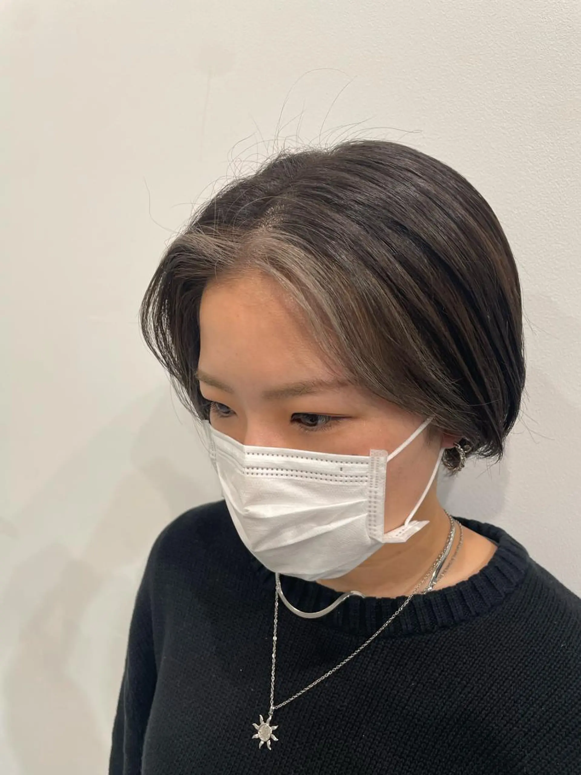 カラー ミストバング  フェイスフレーミング 門前仲町 / Natsumi.のヘアスタイル