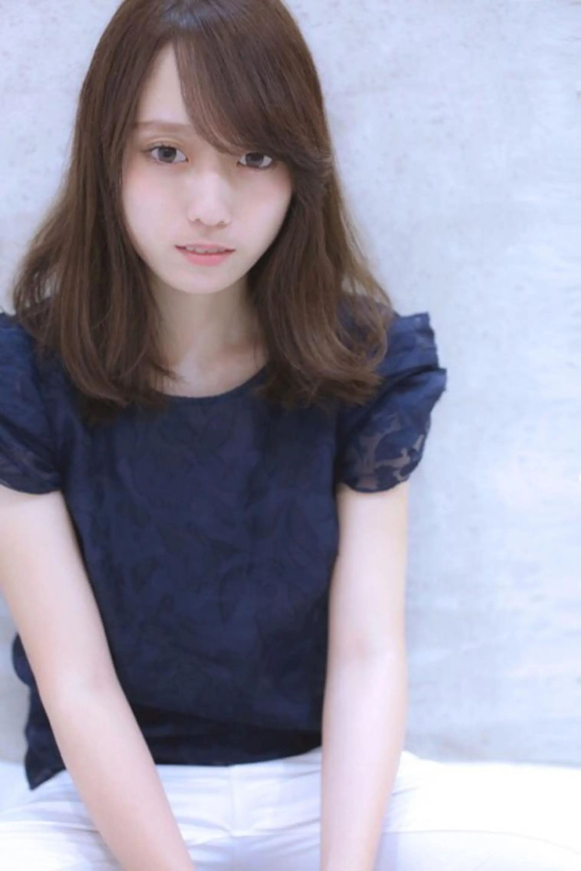 セミロング YOKOI SHINJIのヘアスタイル