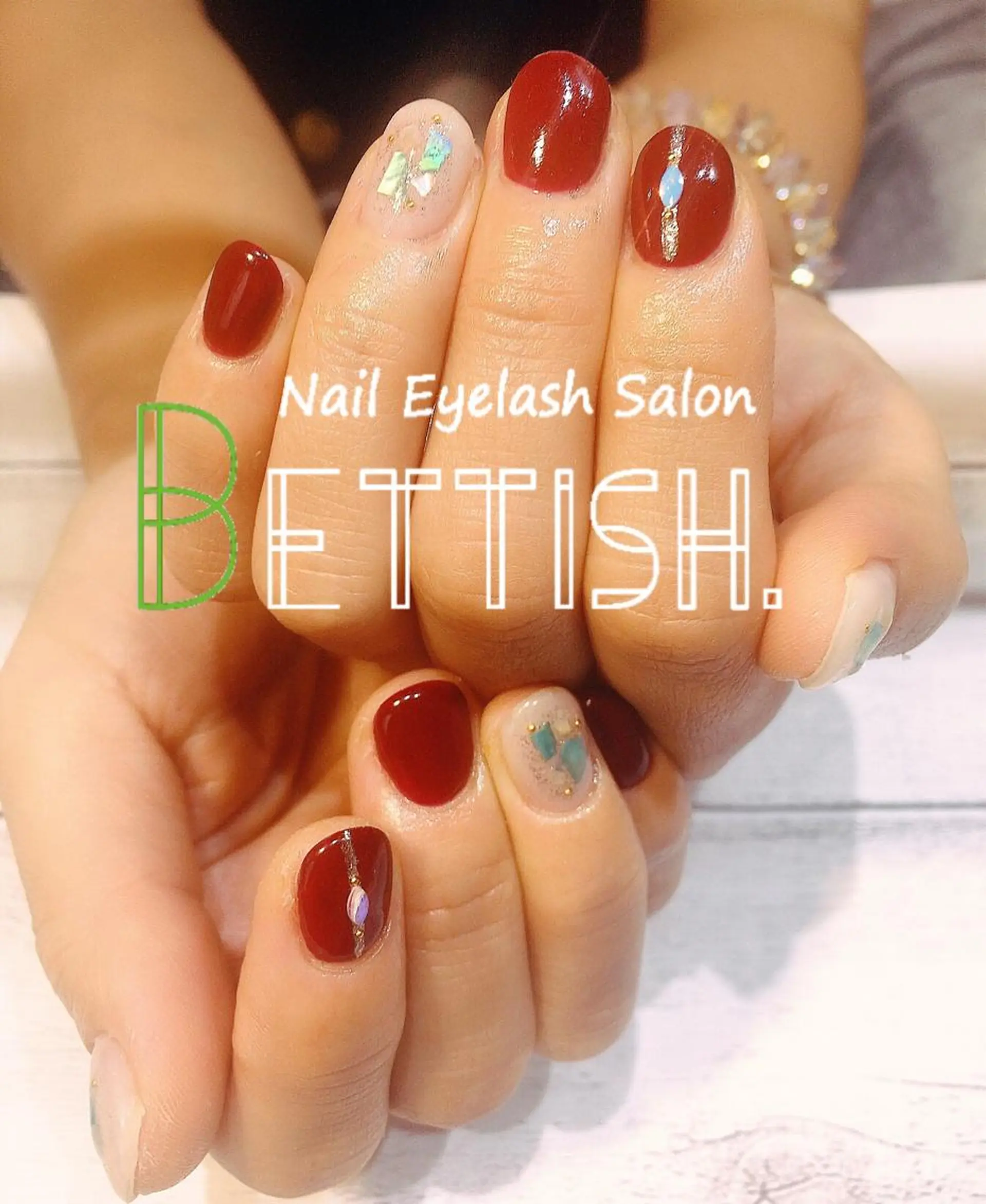 ネイル ボルドー BETTISH. KUMIKO☺︎︎のネイルデザイン