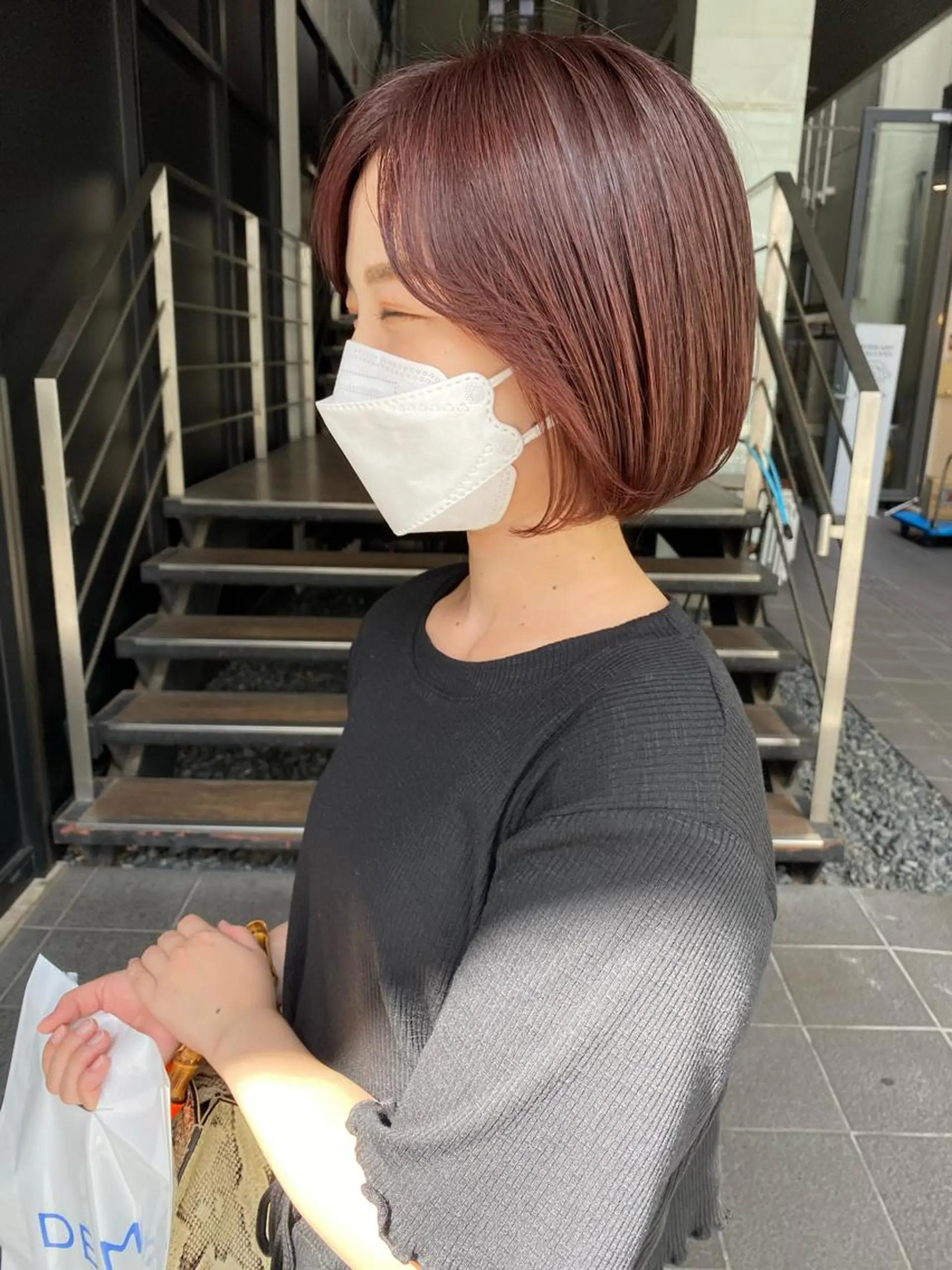 ショート カラー パーマ ヘアアレンジ メンズ キッズ ネイル マツエク・マツパ カット ヘアカラー トリートメント 🫧umu.🫧韓国 /レイヤー/ハッシュのヘアスタイル
