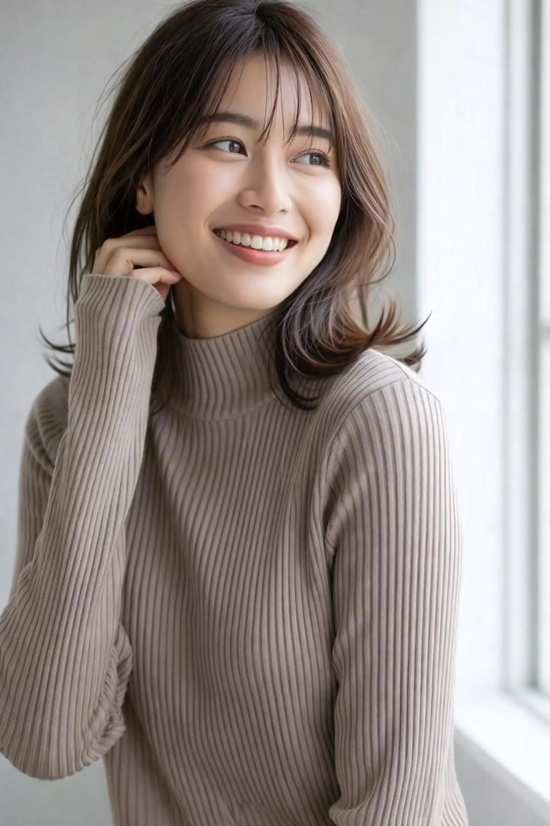 セミロング ヘアカラー 白髪染め専門店 Recolor京橋店のヘアスタイル