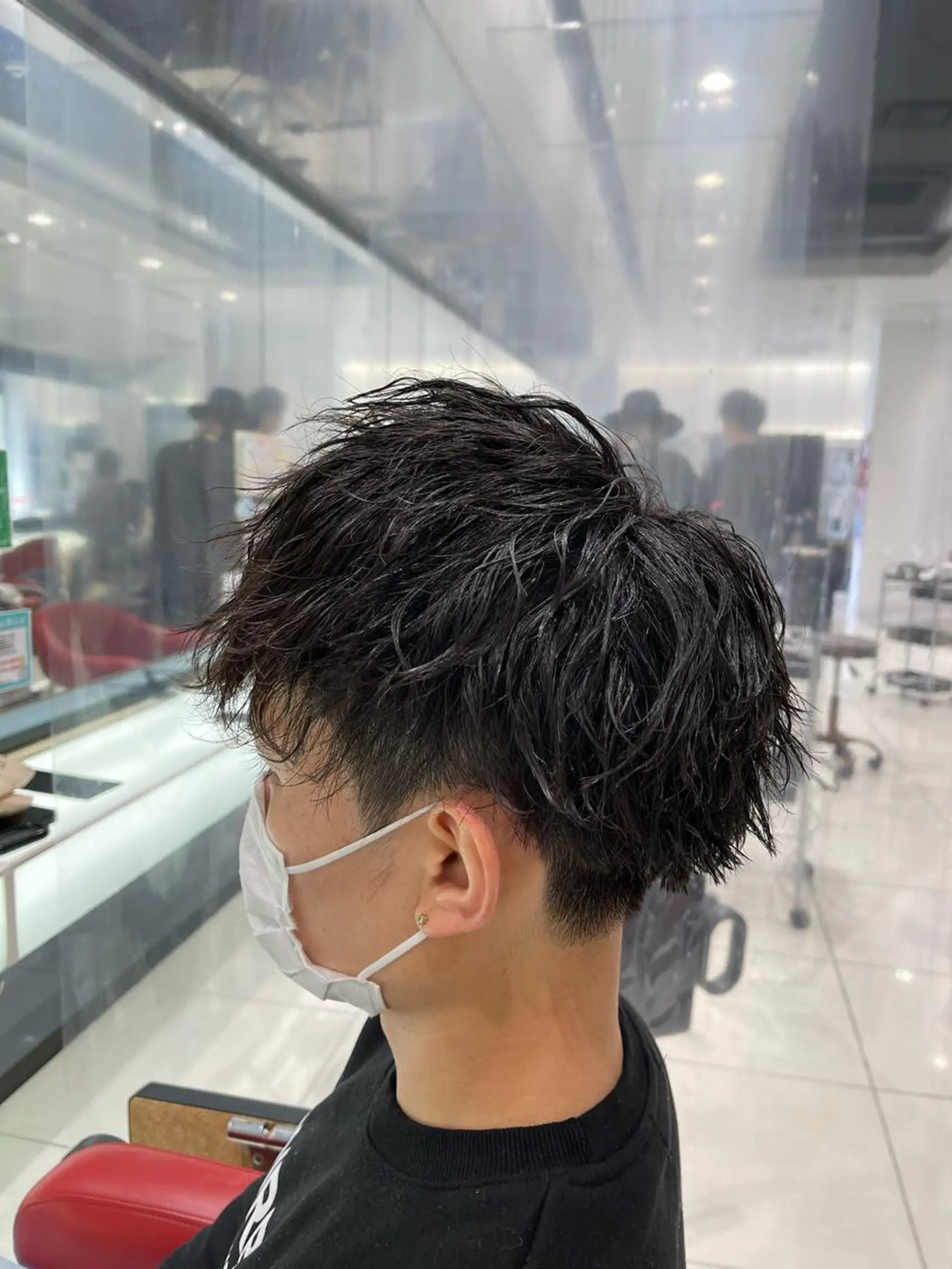 メンズ カット パーマ トリートメント メンズ/メンズパーマ 服部太地のヘアスタイル