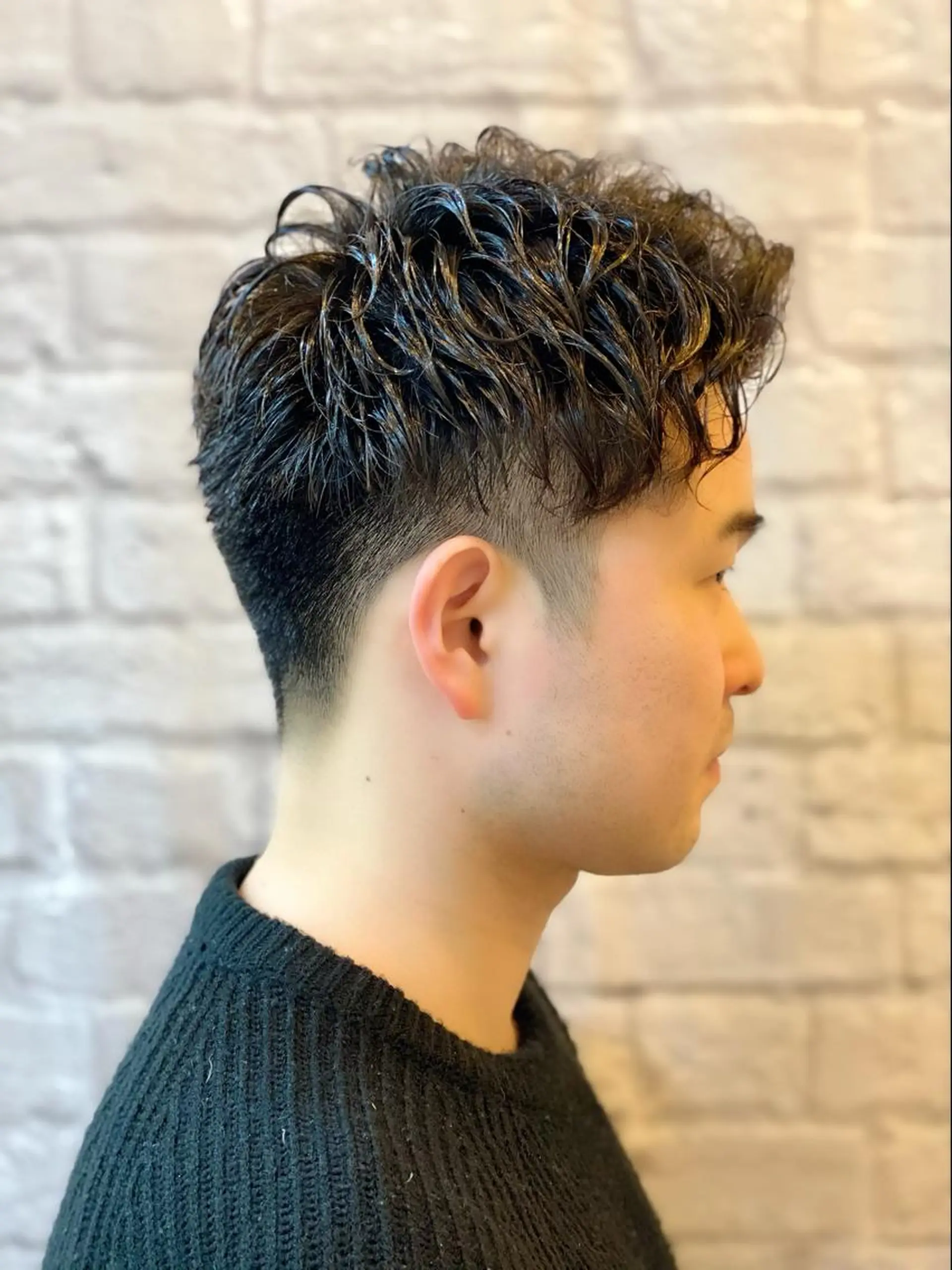 ショート パーマ メンズ メンズパーマ ショートヘア 【メンズカット】 黒田美穂のヘアスタイル