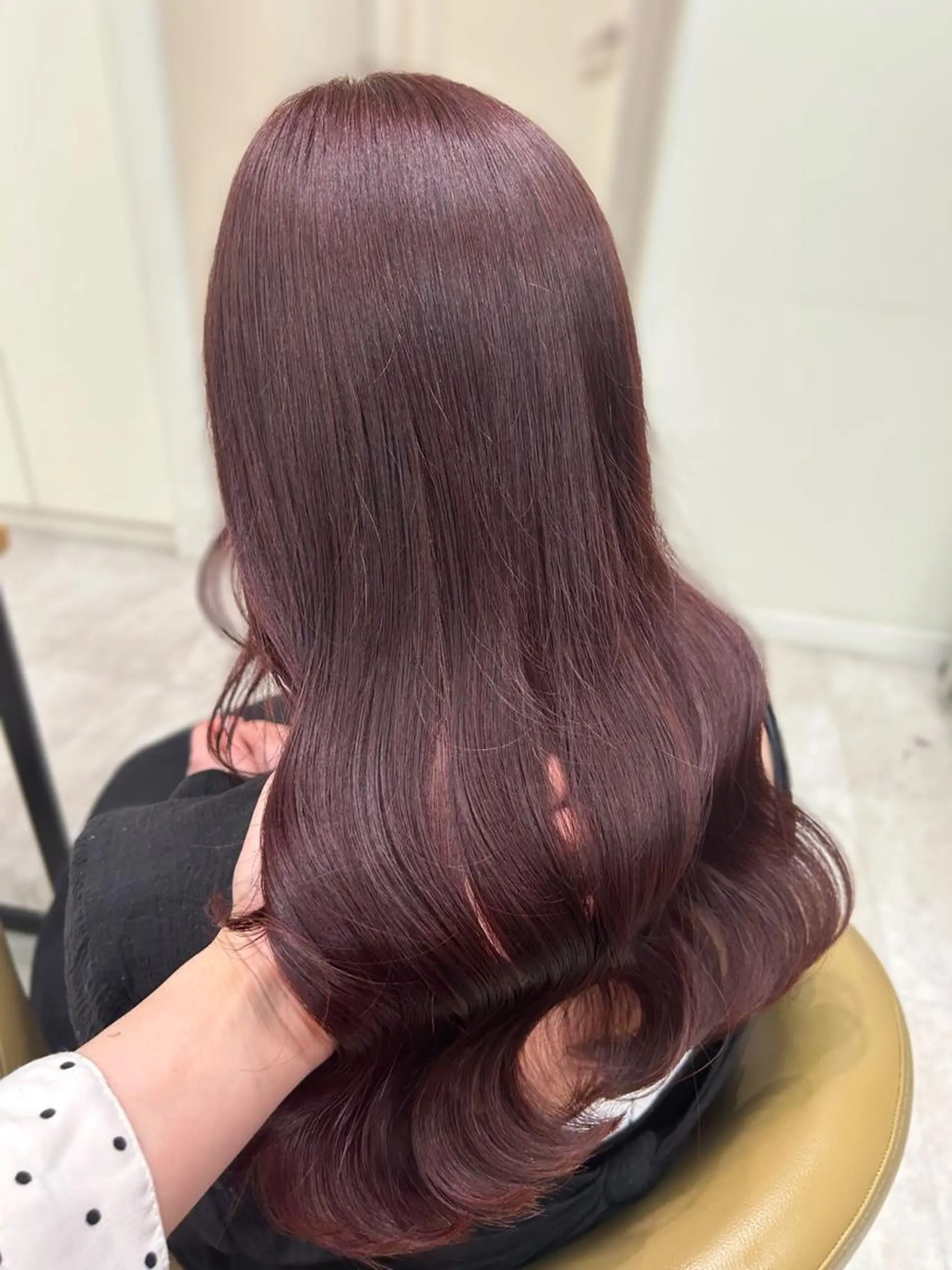 セミロング カラー ブリーチ ブリーチなしカラー ブリーチなしWカラー 🎀韓国ヘア/amiのヘアスタイル