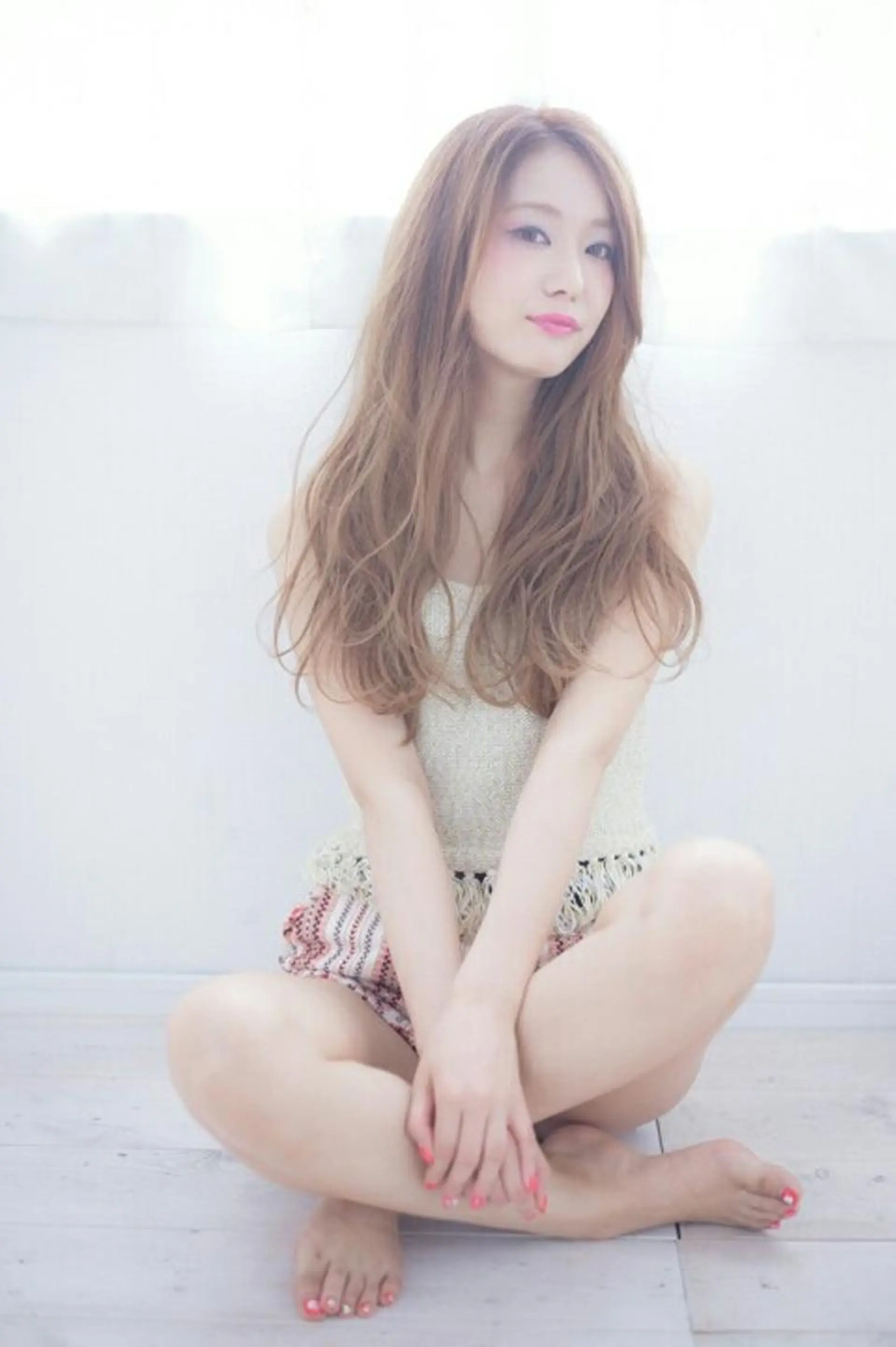 ロング カラー パーマ ロング パーマ ANAZAhair アナザ　ヘアーのヘアスタイル