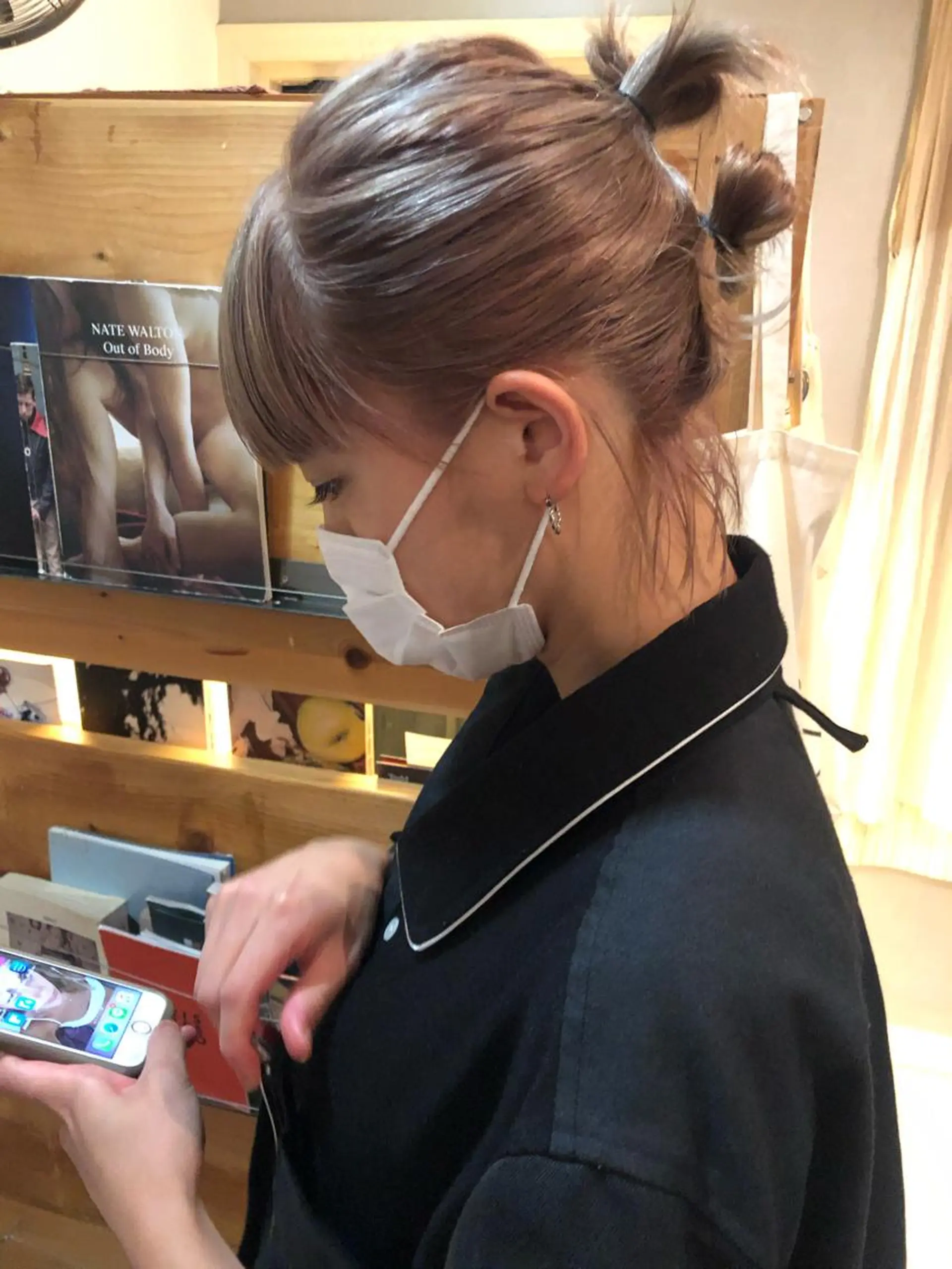 ミディアム カラー eri kinjoのヘアスタイル