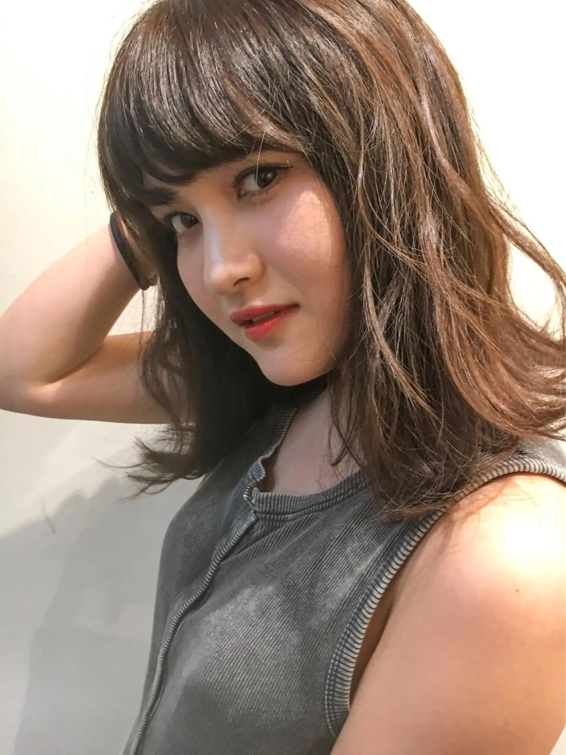 ミディアム カラー カット ヘアカラー トリートメント ヘッドスパ 髪質進化系へ 💇‍♀️Yasuのヘアスタイル