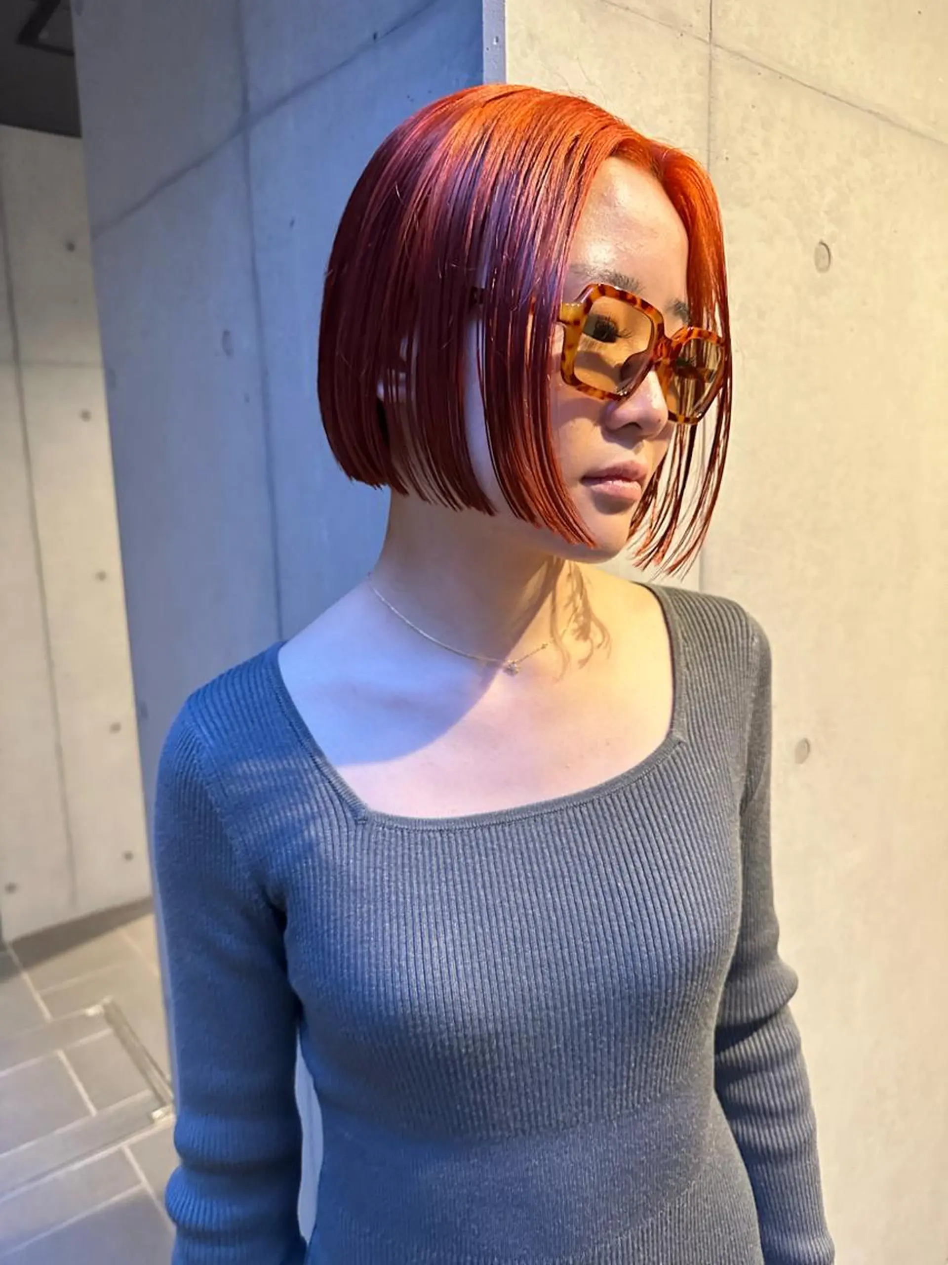 ショート カラー カット ヘアカラー トリートメント 似合わせウルフ/ レイヤー/山本祐輔のヘアスタイル