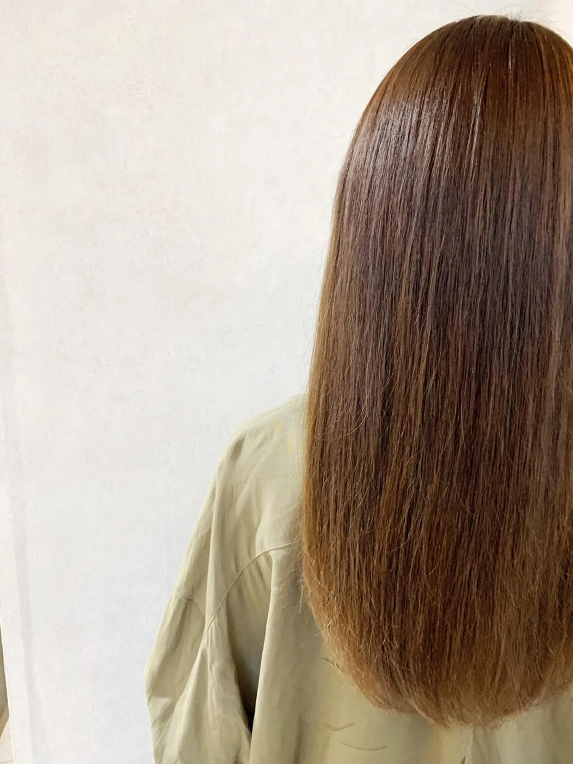 セミロング 縮毛矯正 Ami 🕊‎✨のヘアスタイル