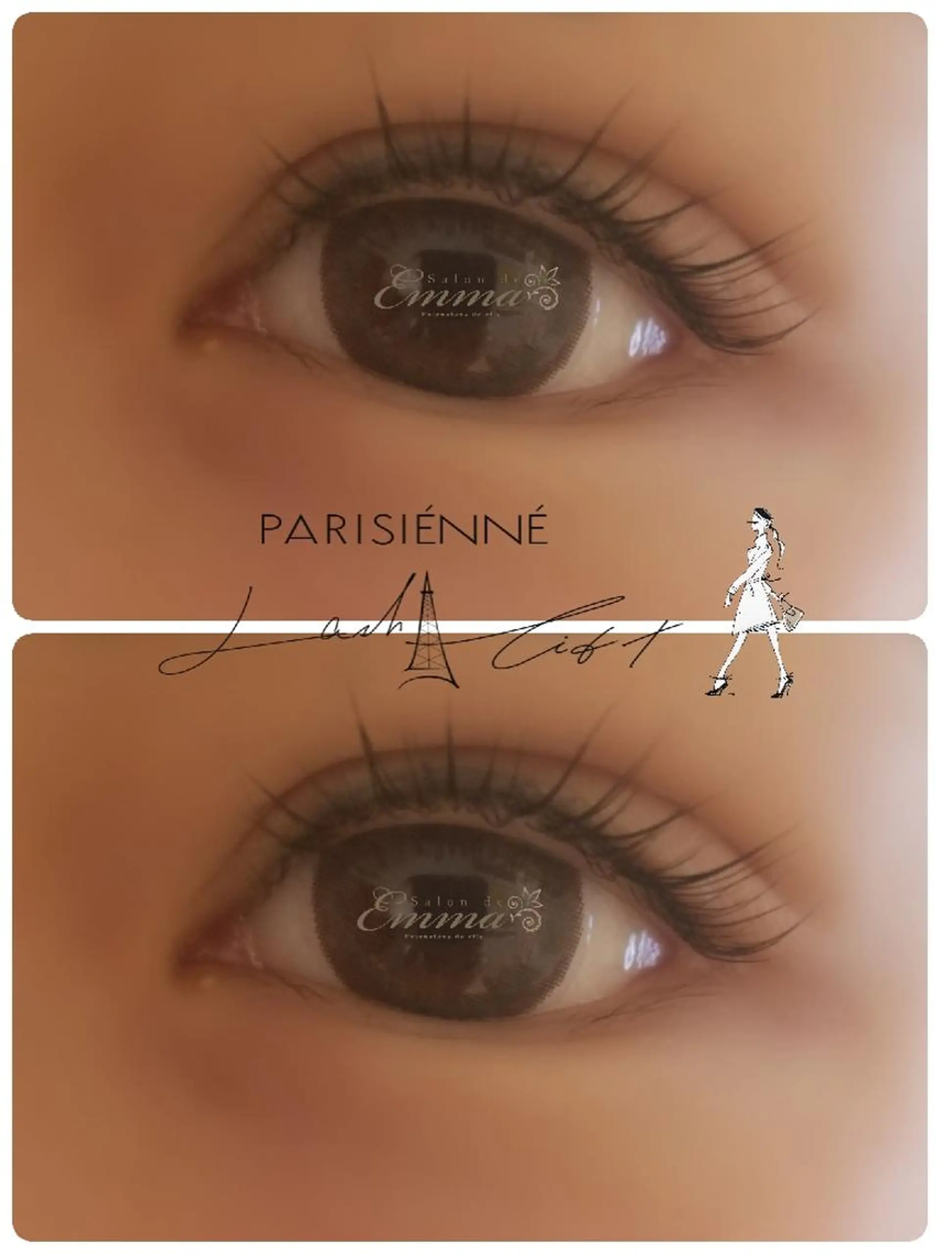 マツエク・マツパ パリジェンヌラッシュリフト salonde emma.のマツエク・マツパデザイン