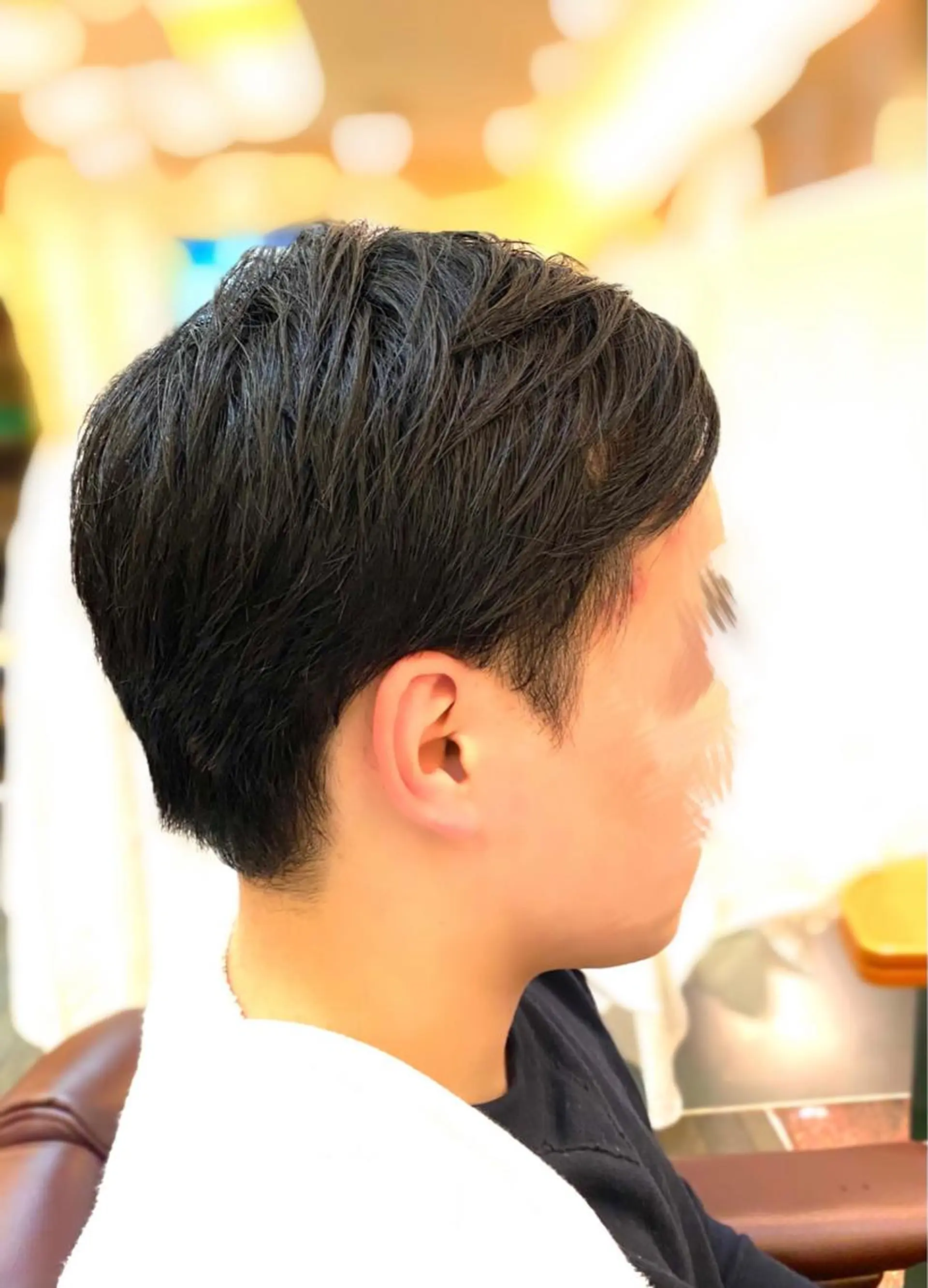 ミディアム メンズ 刈り上げ 田中 美穂のヘアスタイル