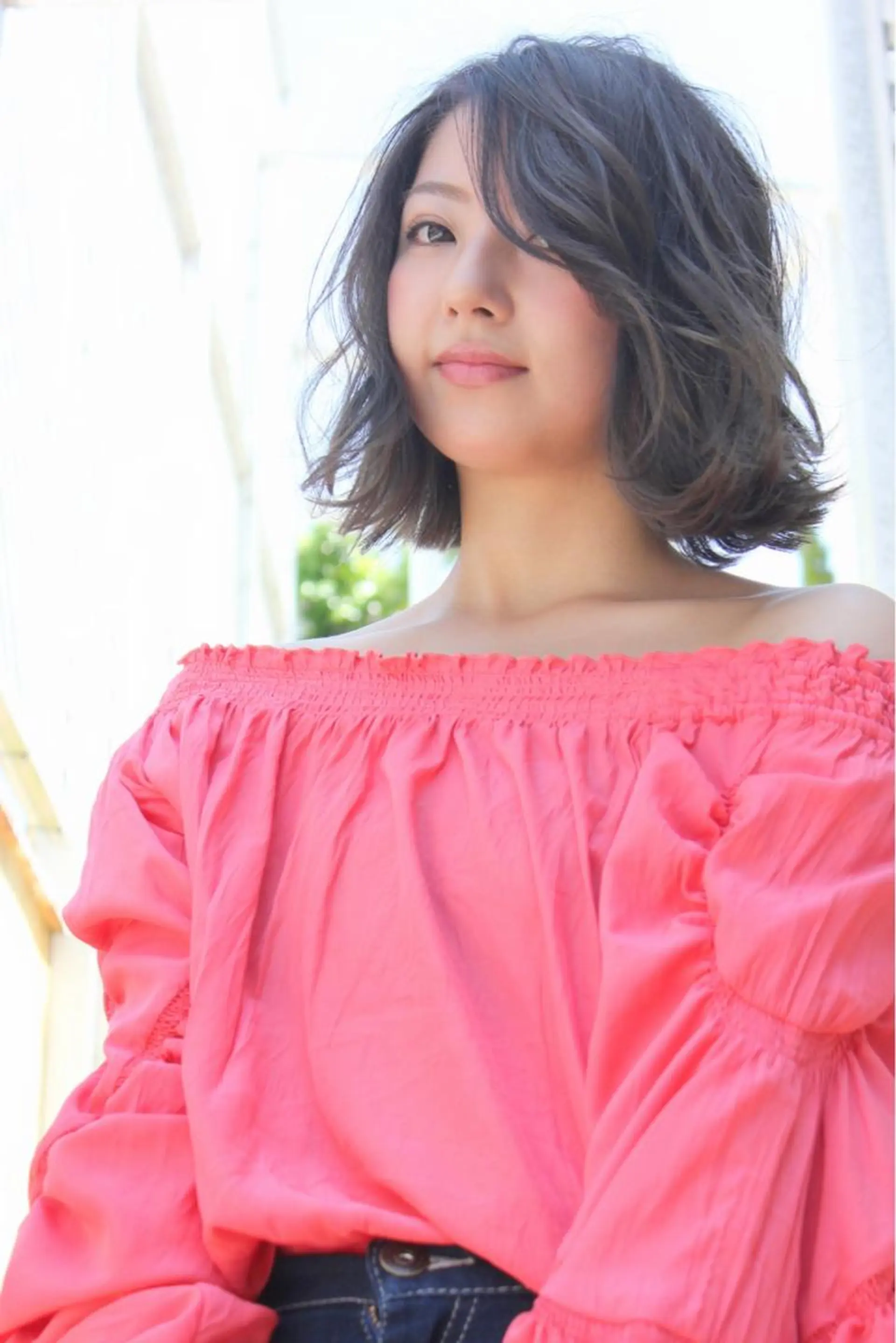 ミディアム カラー カット ヘアカラー トリートメント 代表 YUKI ☆のヘアスタイル