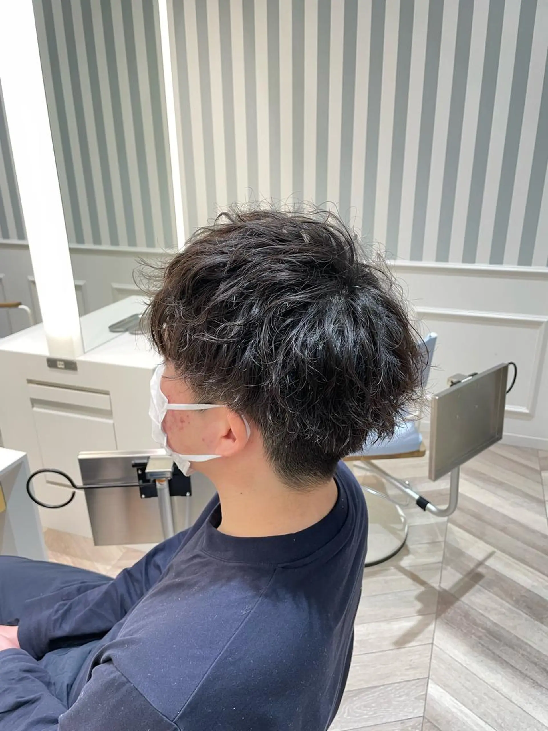 パーマ メンズ 淡路上新庄/髪質改善 .艶カラー/野口春貴のヘアスタイル