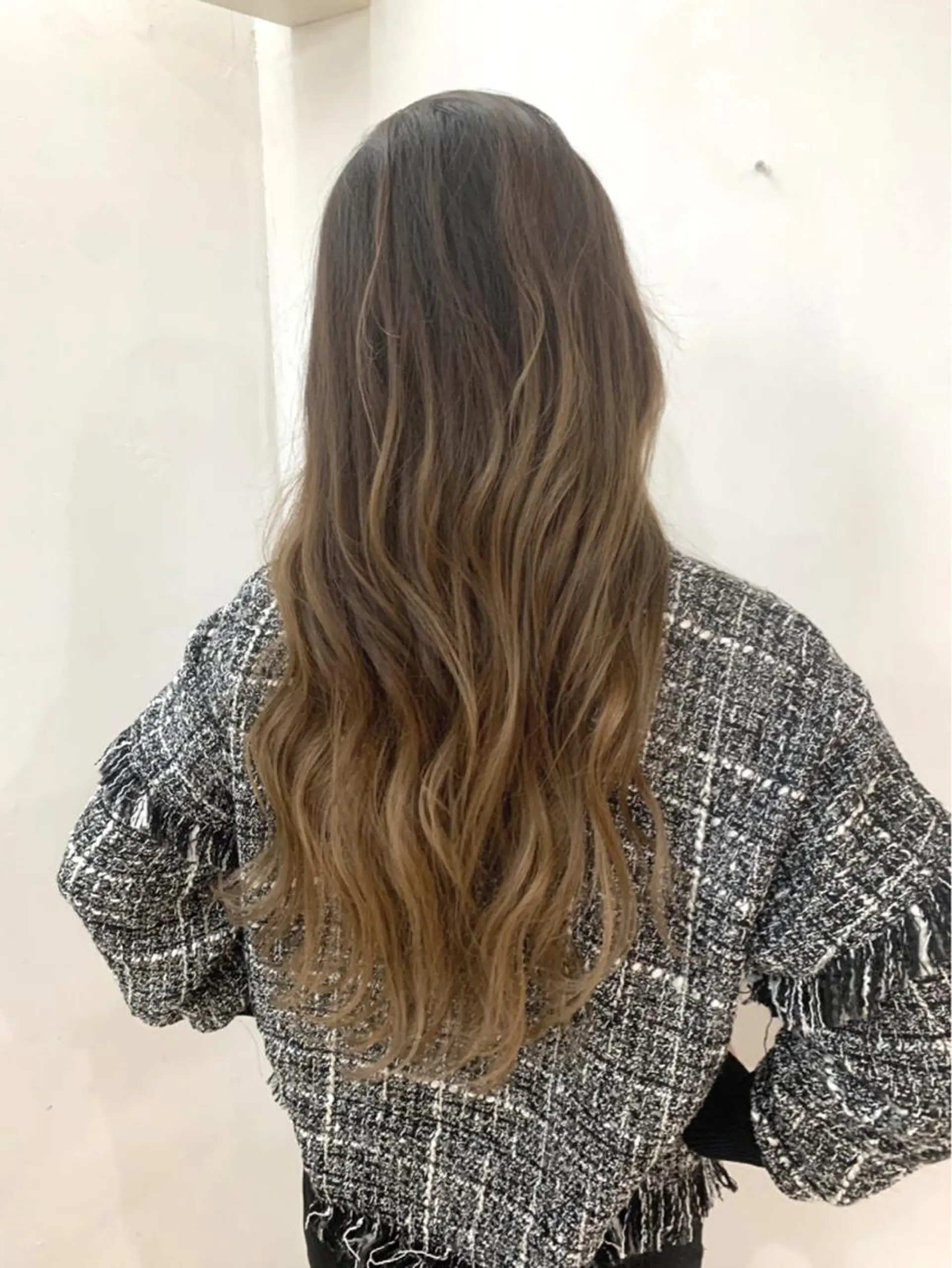 ロング カラー カット ヘアカラー 京都大人女性ショート 徒歩1分/秋山のヘアスタイル