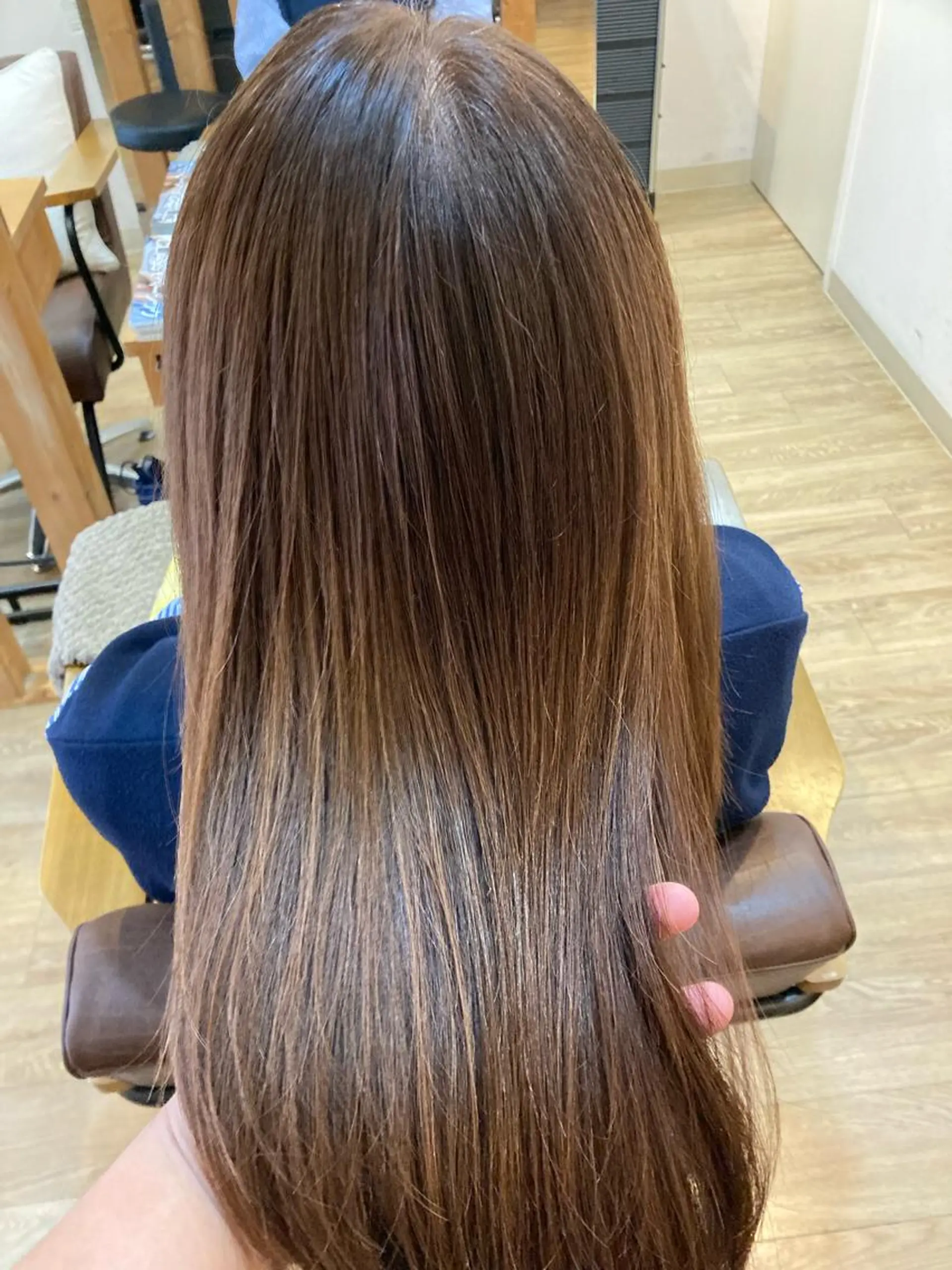ロング カット パーマ ヘッドスパ 京増 信吾のヘアスタイル