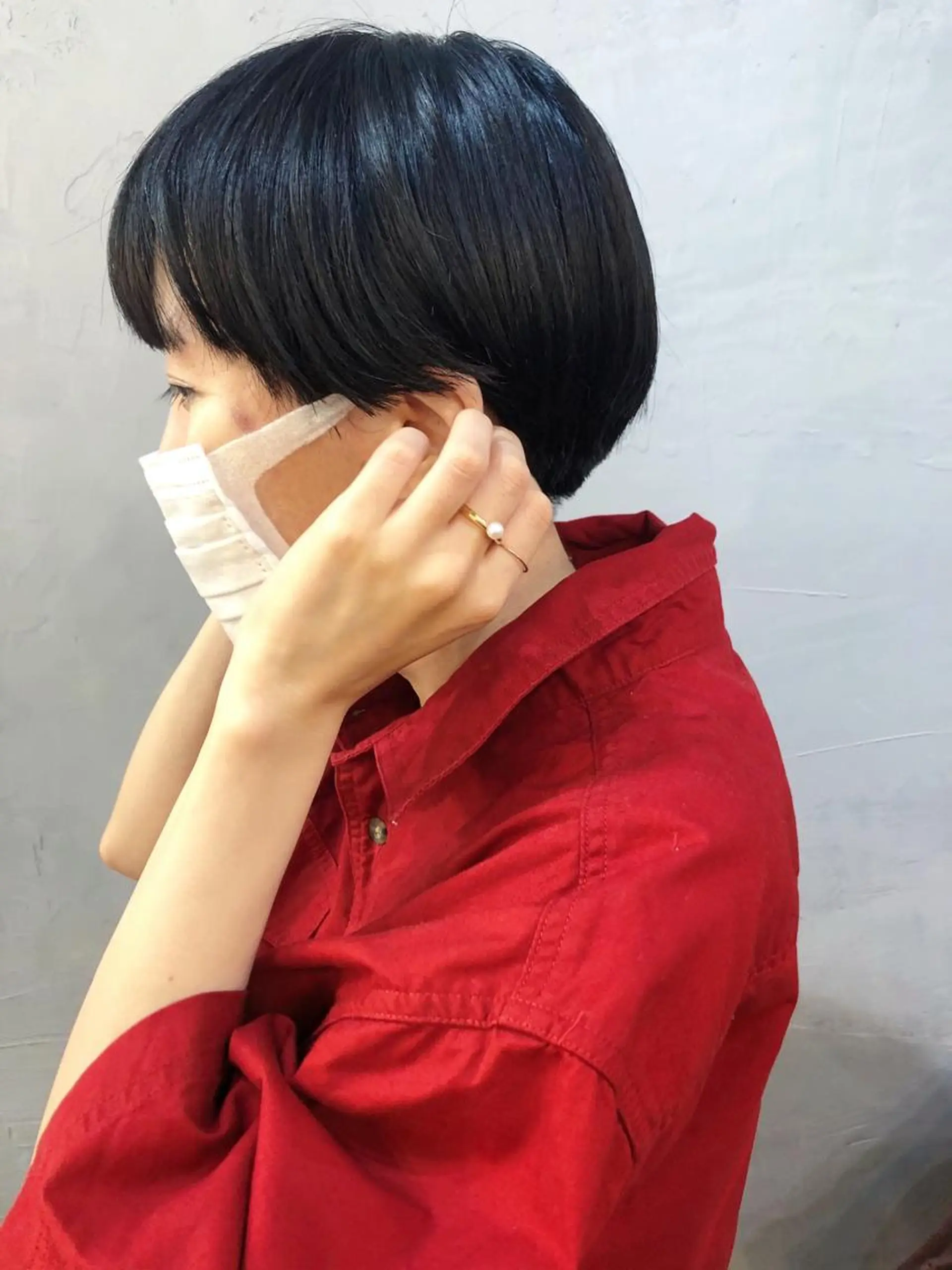 ショート 長井 美佳のヘアスタイル