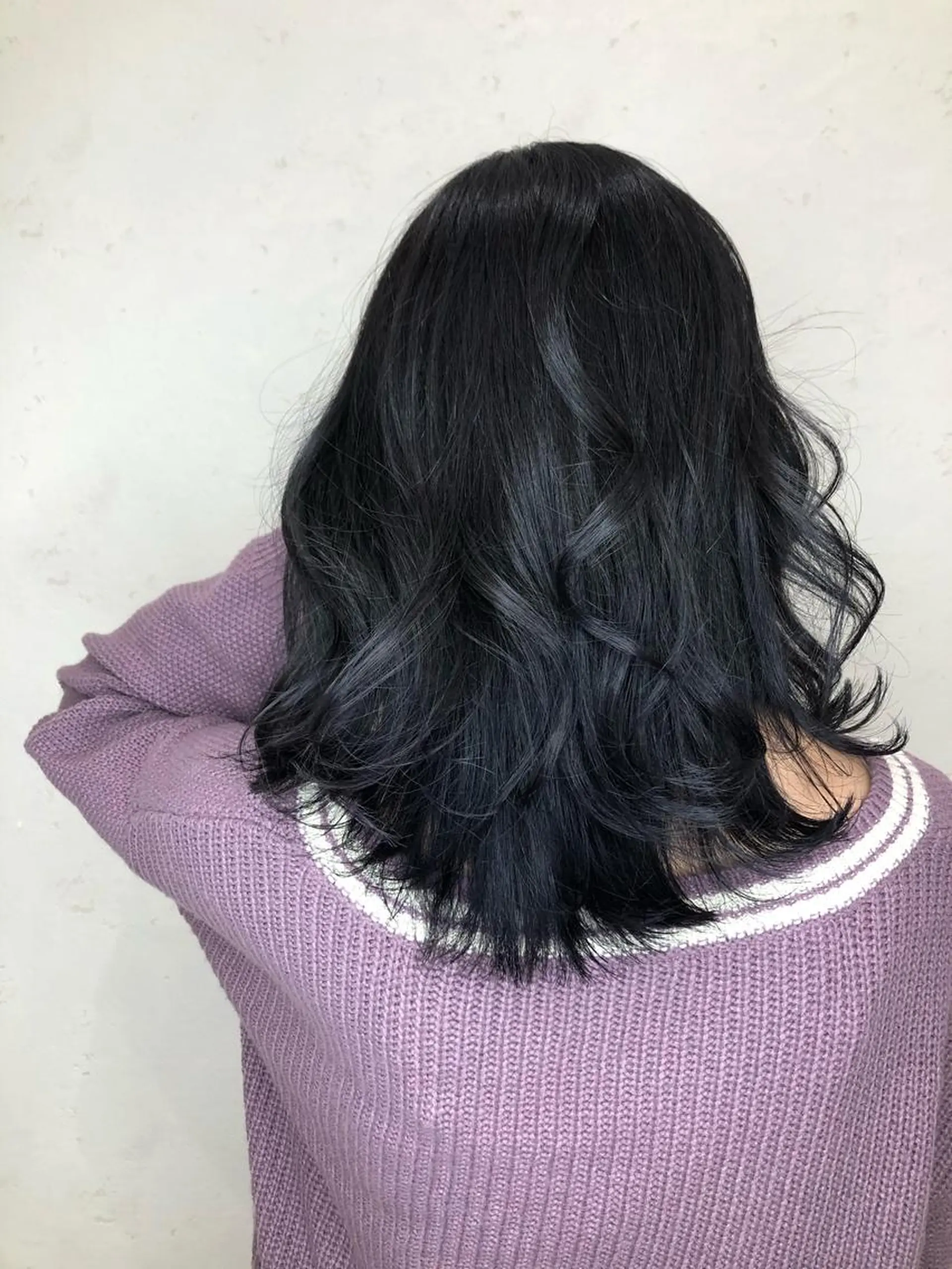 セミロング 太白区/白髪ぼかし ハイライト/千葉達人のヘアスタイル