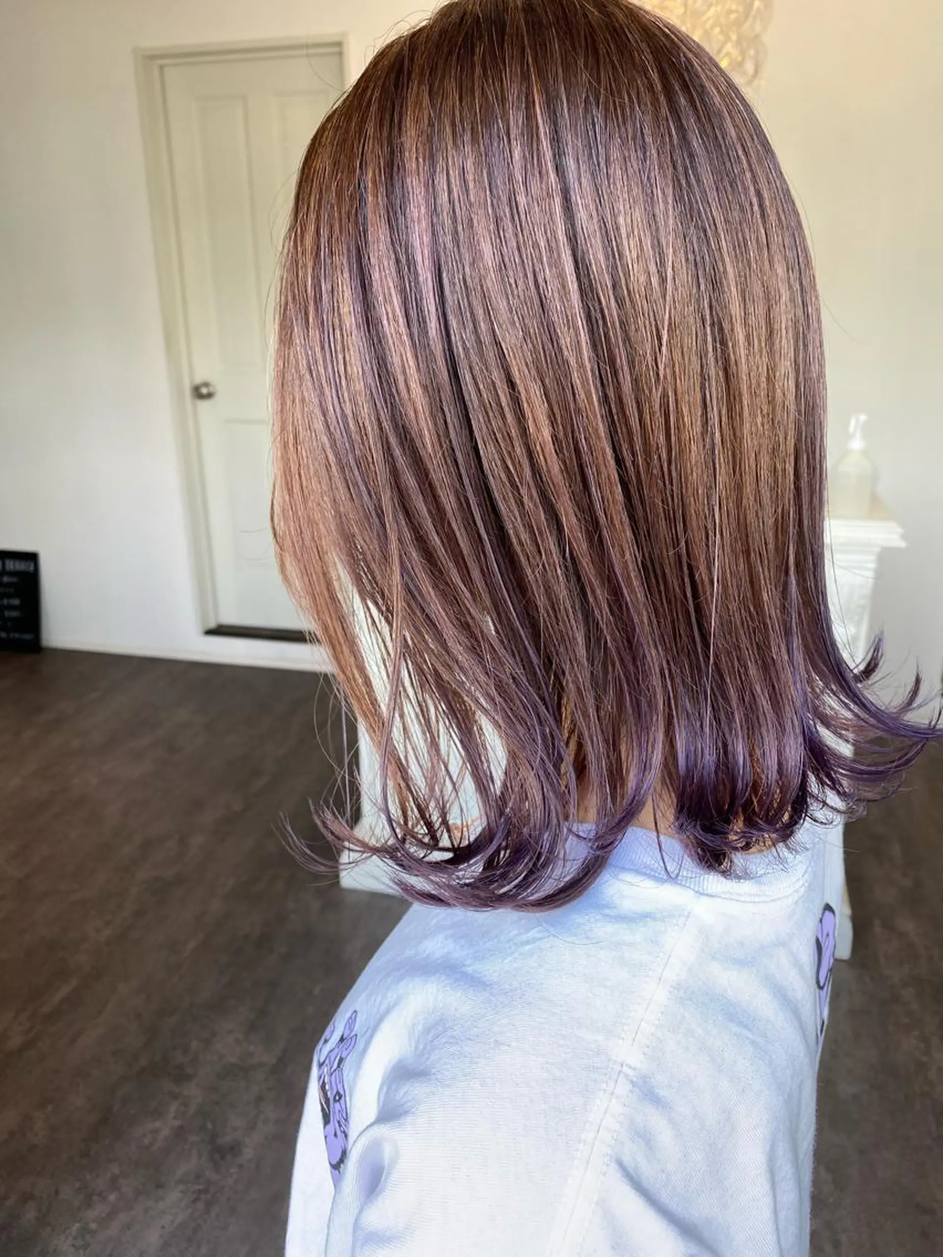 ミディアム カラー グラデーションカラー カット ヘアカラー トリートメント 成松 勇治のヘアスタイル