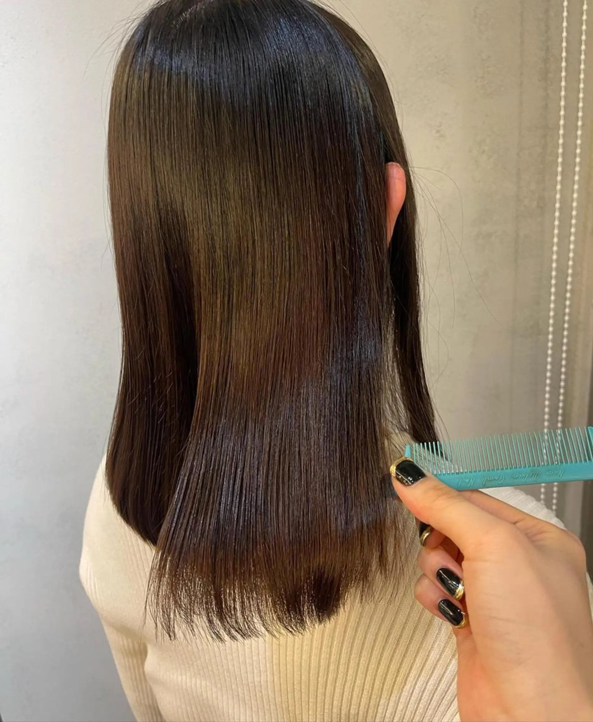 ミディアム カラー ヘアアレンジ ベージュカラー 黒髪 インナーカラー 髪質改善 似合わせカット ❥【韓国風ヘア】 stylist 林❥のエステ・リラクイメージ