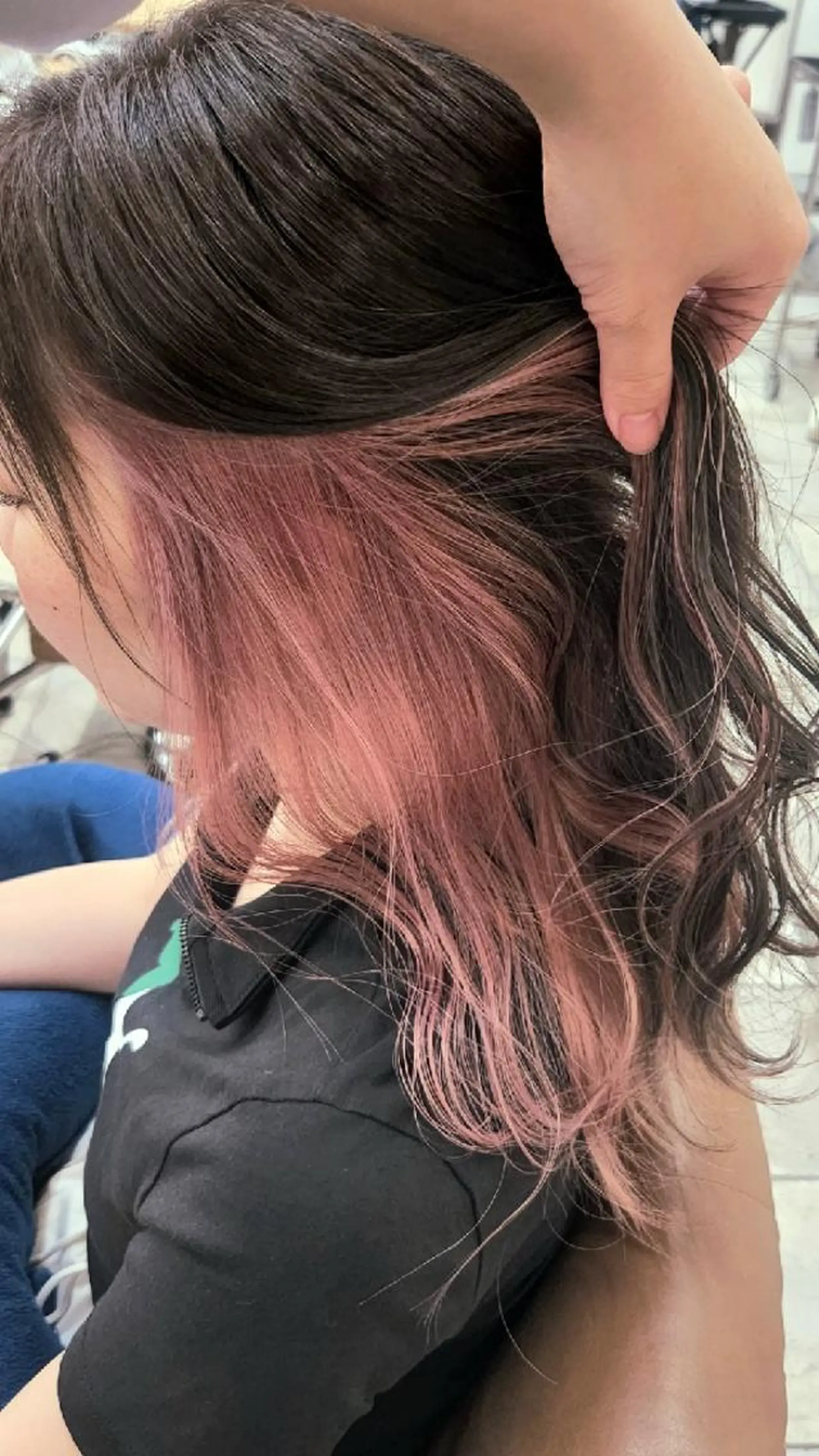 ロング カラー 透明感カラー インナーカラー ピンクカラー 🌟あかり🌟 #Sign hairのヘアスタイル