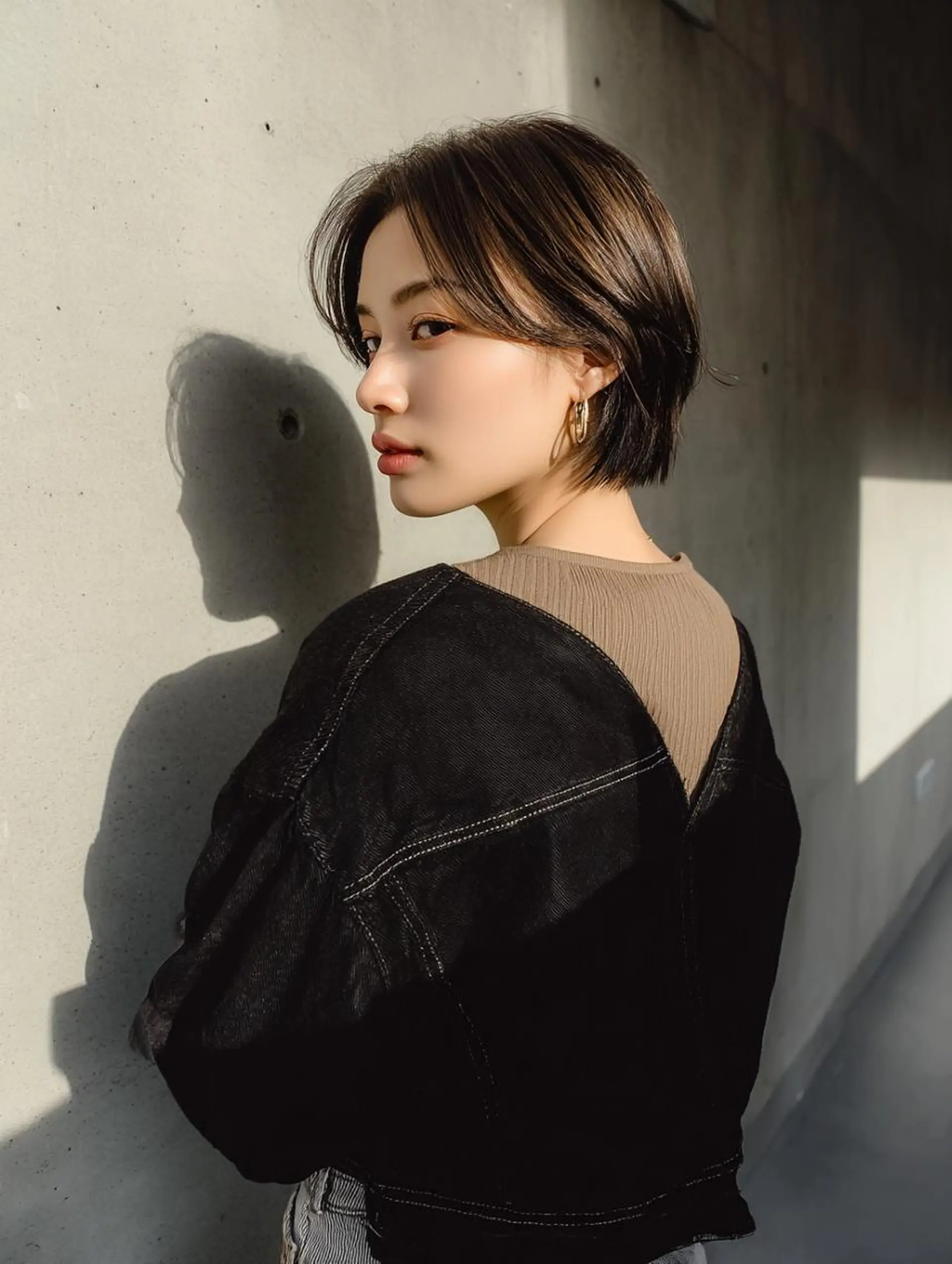 ショート カラー ブラウンカラー ナチュラルブラウン ボブ ショートヘア ブリーチお任せ🫧 tokute高円寺のヘアスタイル