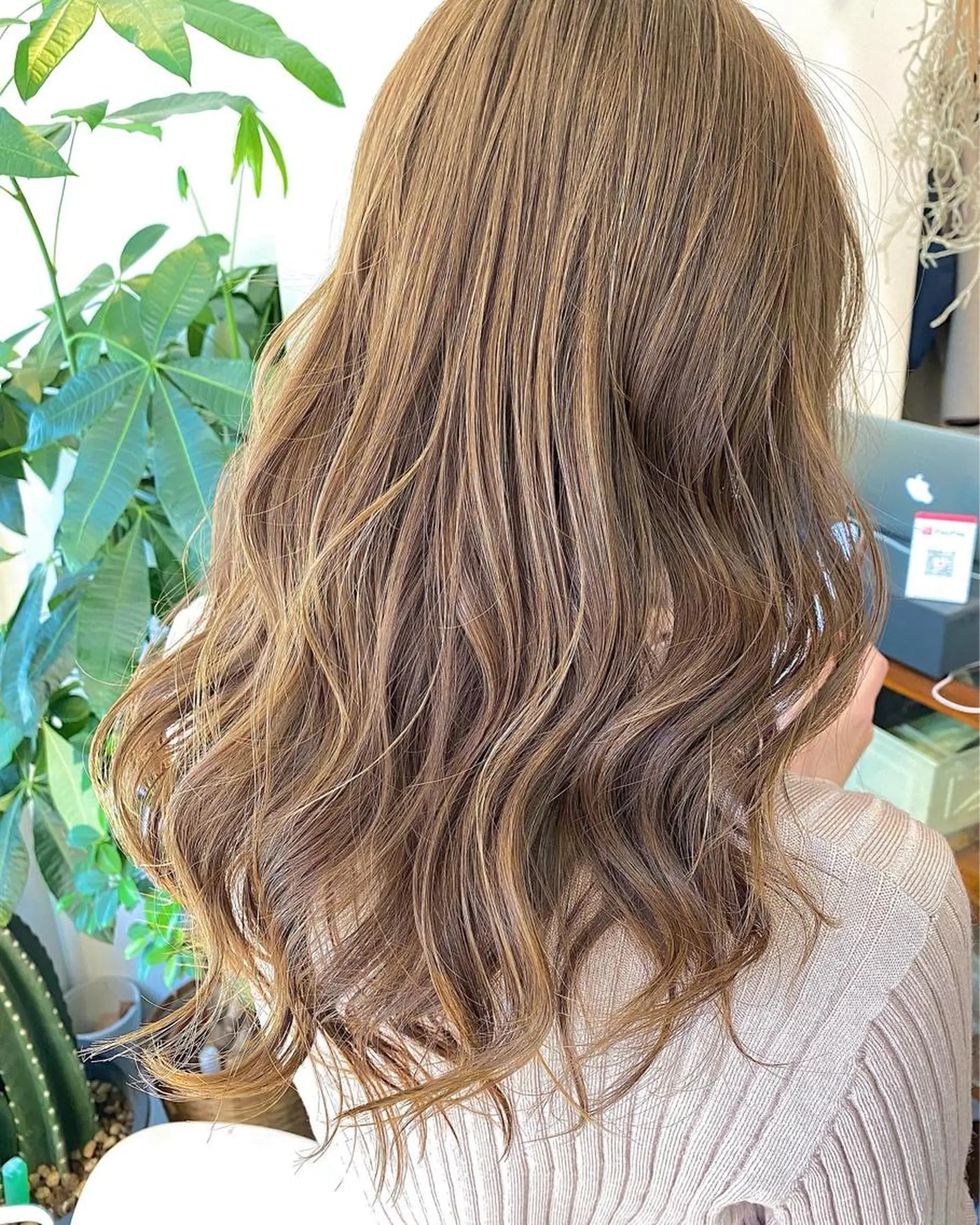 セミロング カラー パーマ 髪質改善 縮毛矯正 トリートメント OVER→三軒茶屋 /縮毛矯正・髪質改善のヘアスタイル