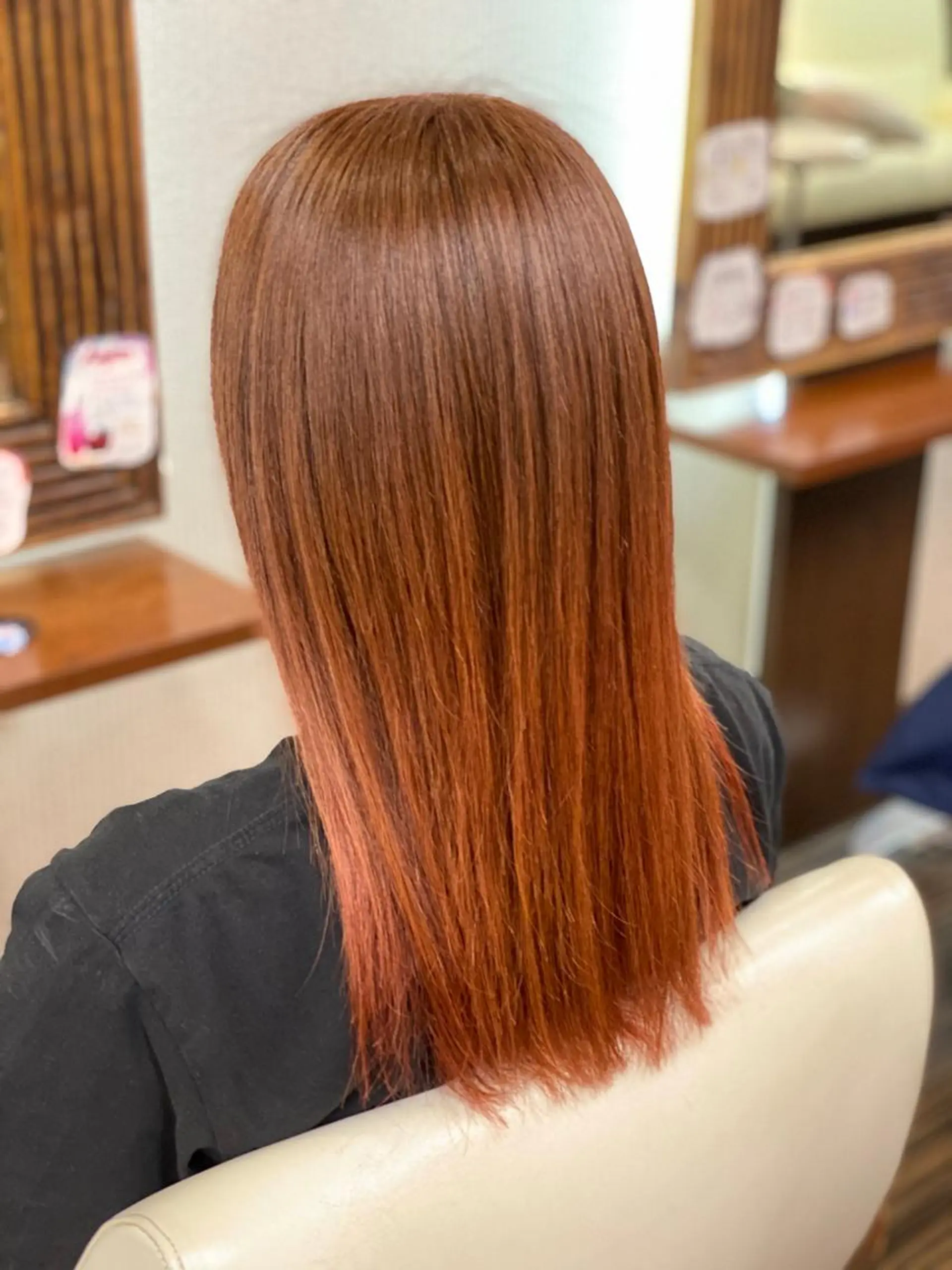 セミロング カラー ヘアアレンジ 加藤 瑠美のヘアスタイル