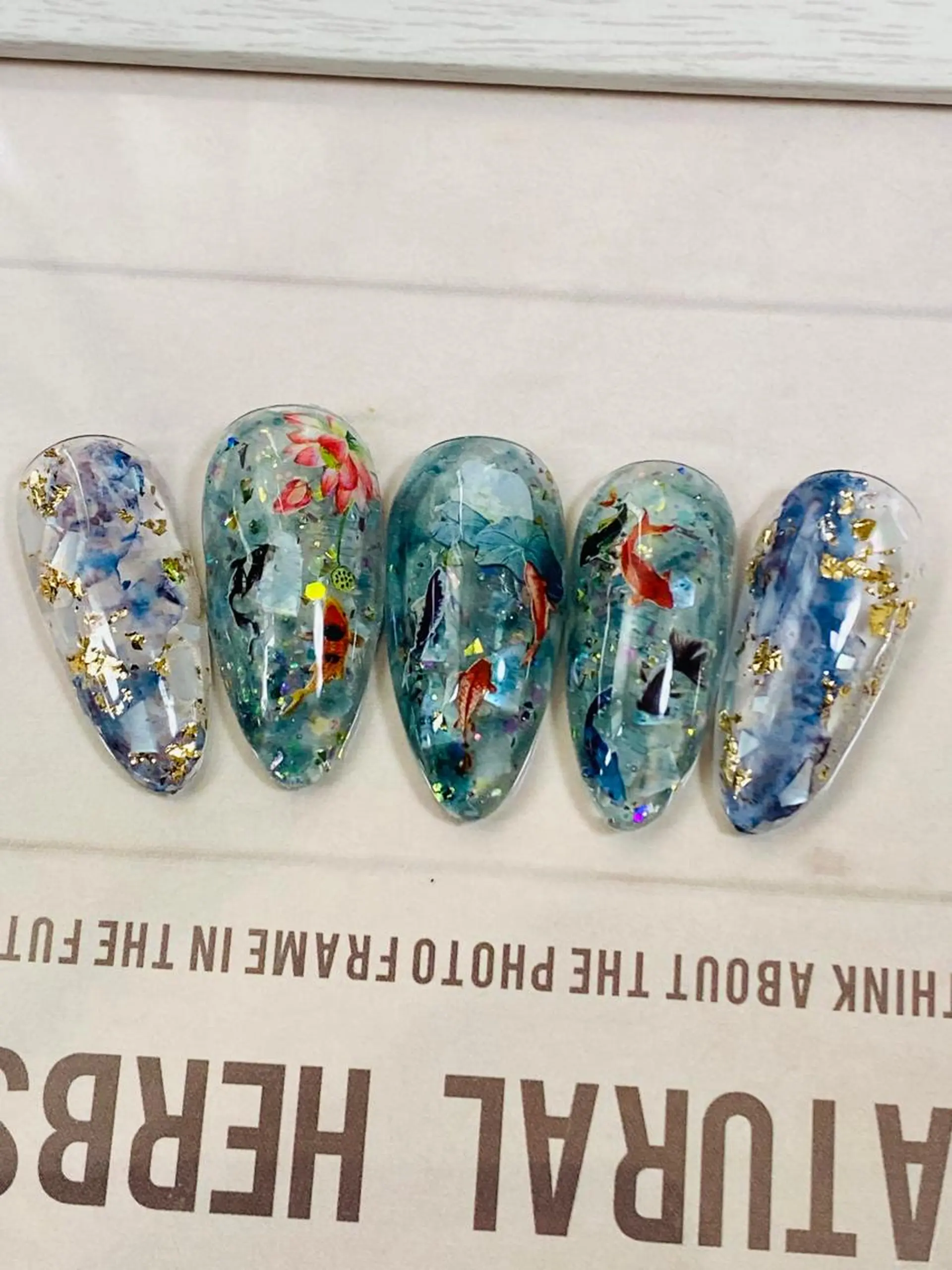 ネイル クリアネイル 自宅ネイルサロン ♦️nuance♦️のネイルデザイン