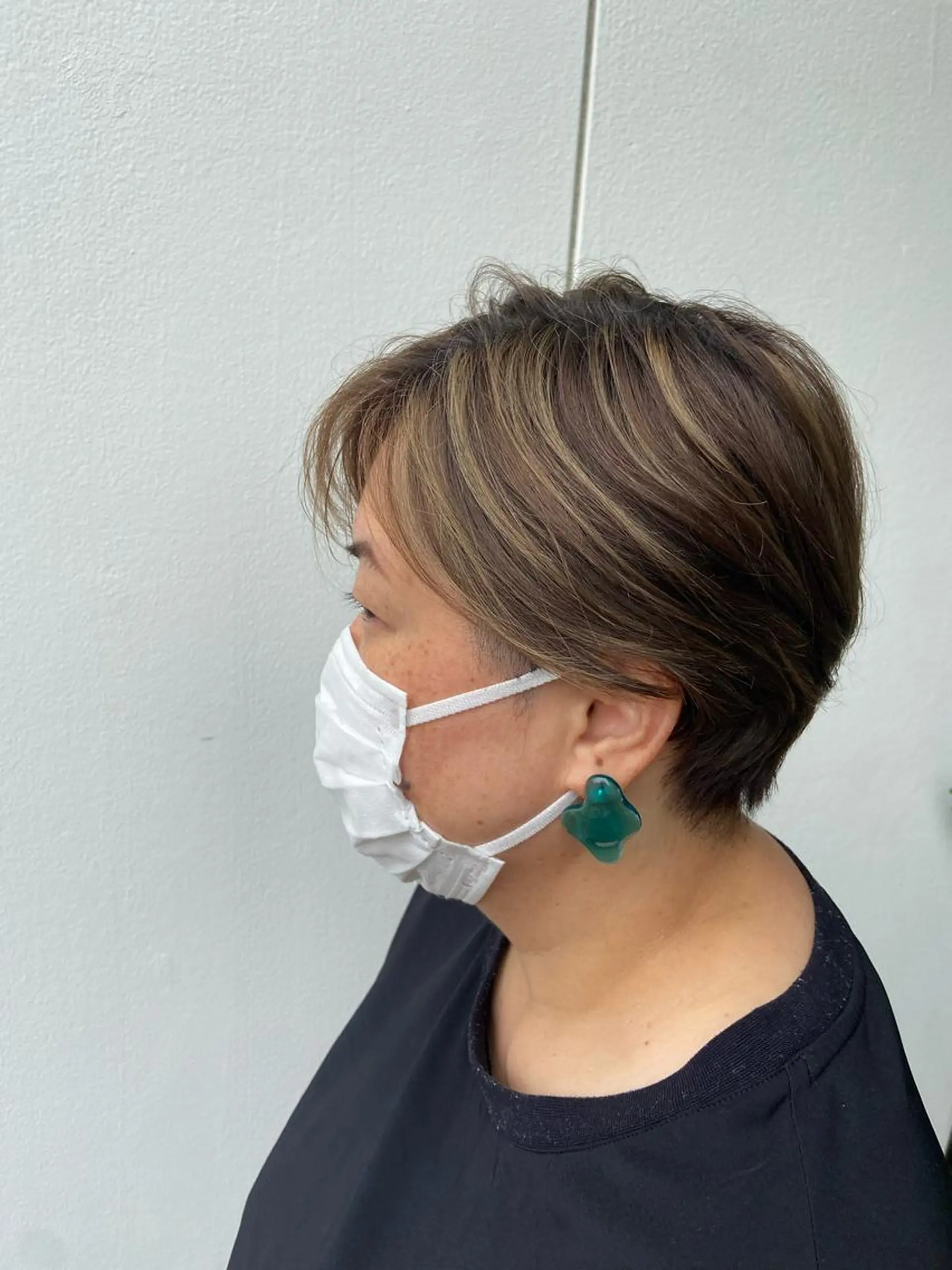 ショート ハイライト 鈴木 琴乃のヘアスタイル