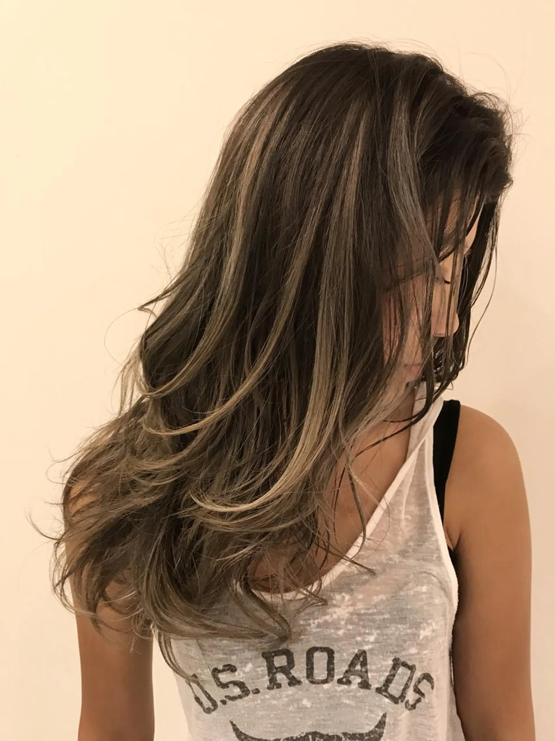 ロング カラー シールエクステ⭐️ オオミタクヤのヘアスタイル