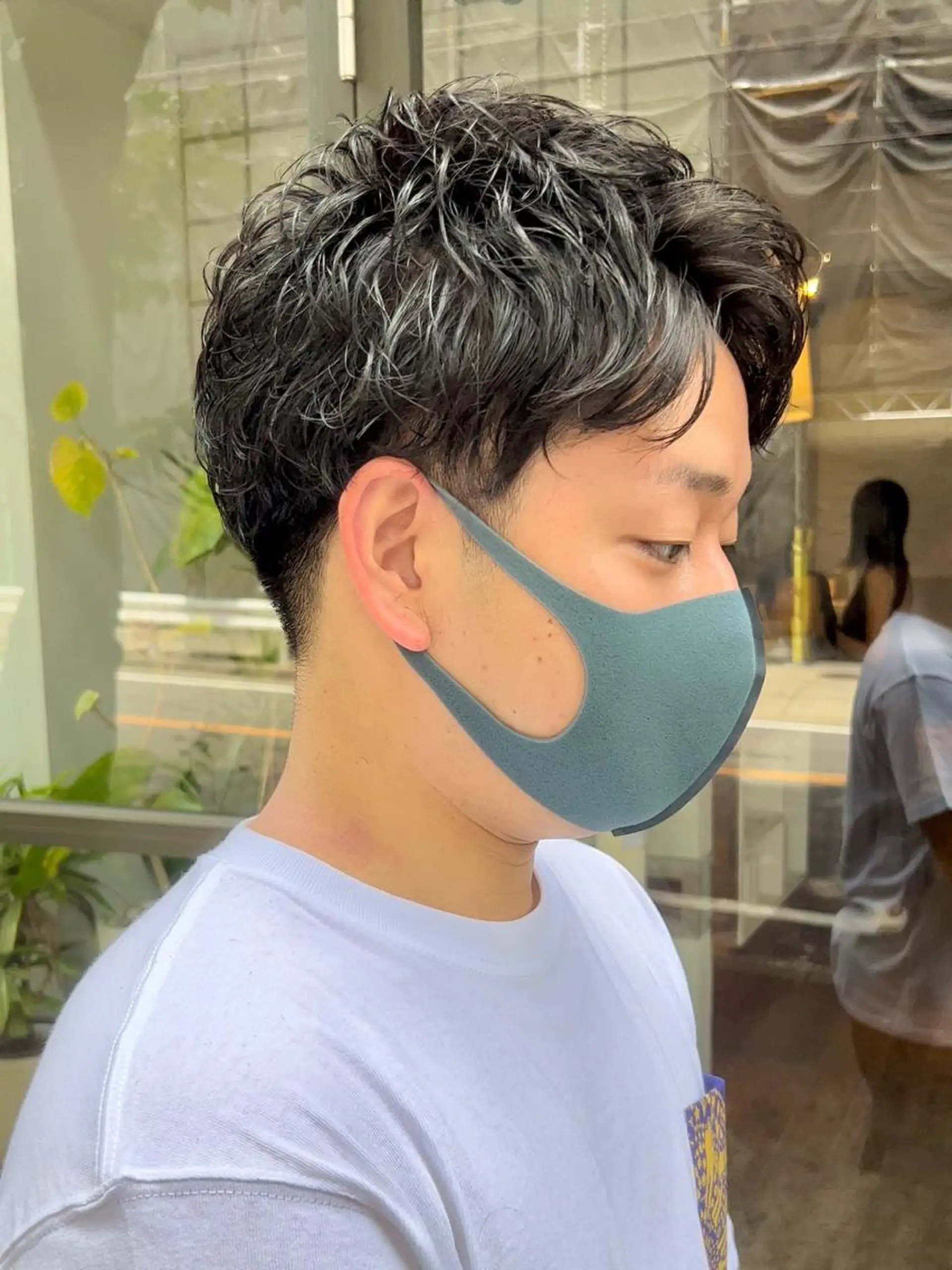 パーマ メンズ メンズパーマ カット ヘッドスパ メンズパーマ/フェ ザーパーマ/古川晴輝のヘアスタイル