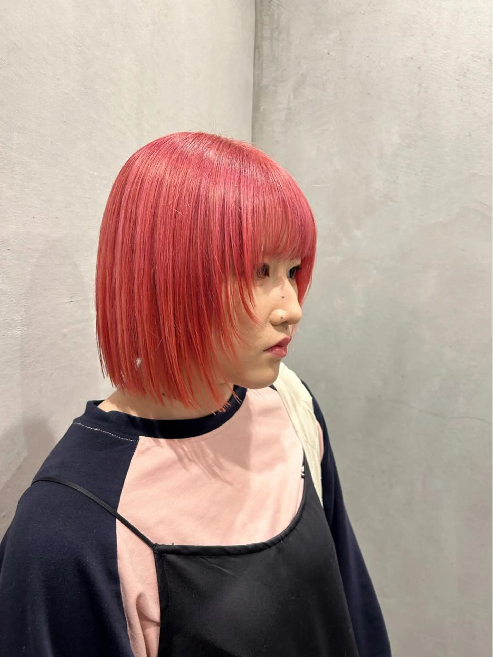 ショート ボブ 顔まわりレイヤー レイヤーカット レイヤーカット/長岡 グレージュ/マユ🎀のヘアスタイル