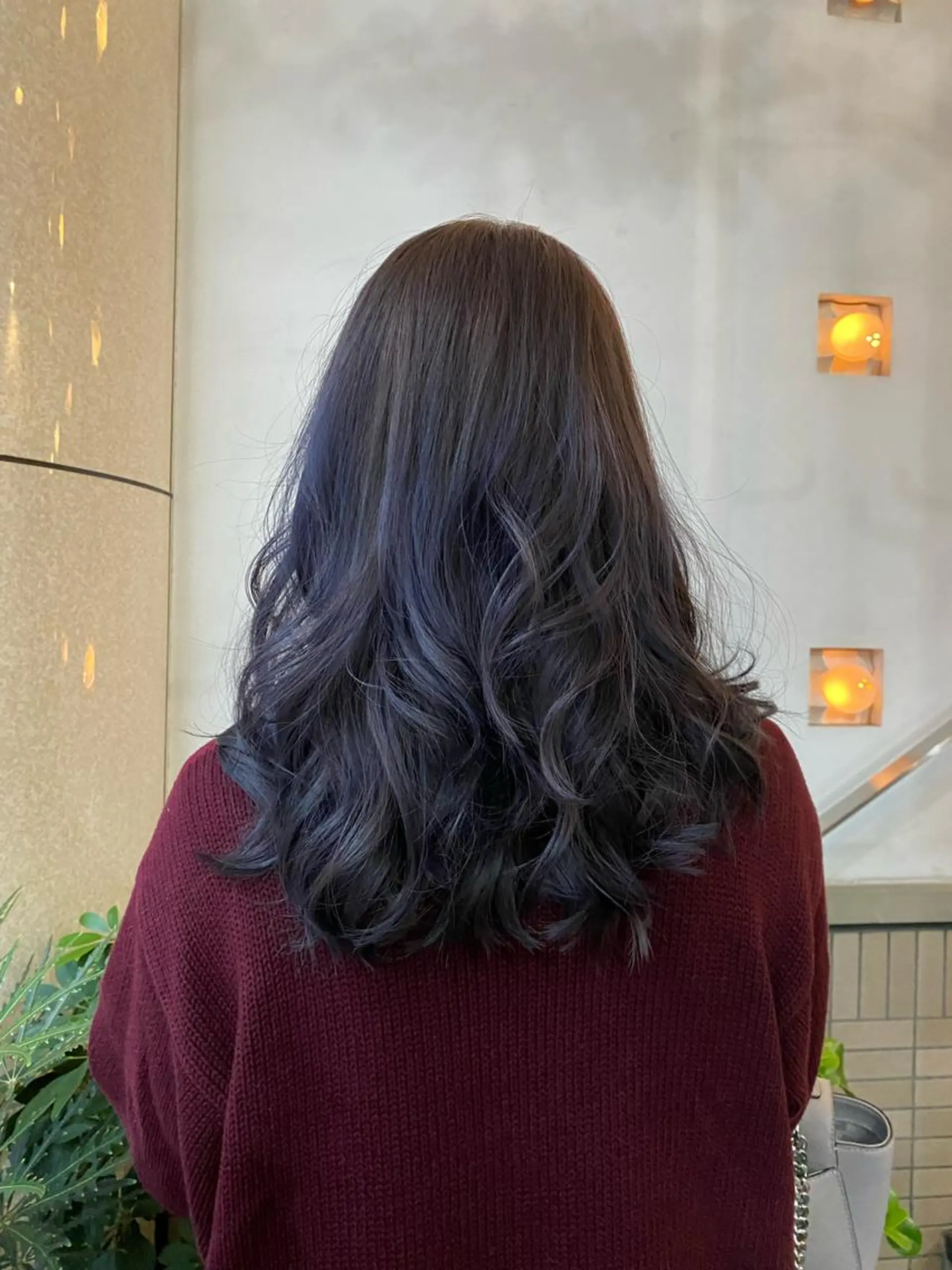 セミロング カラー グレージュ ラベンダーカラー カット ヘアカラー トリートメント 統括マネージャー/ 髪のドクター/前原悟のヘアスタイル