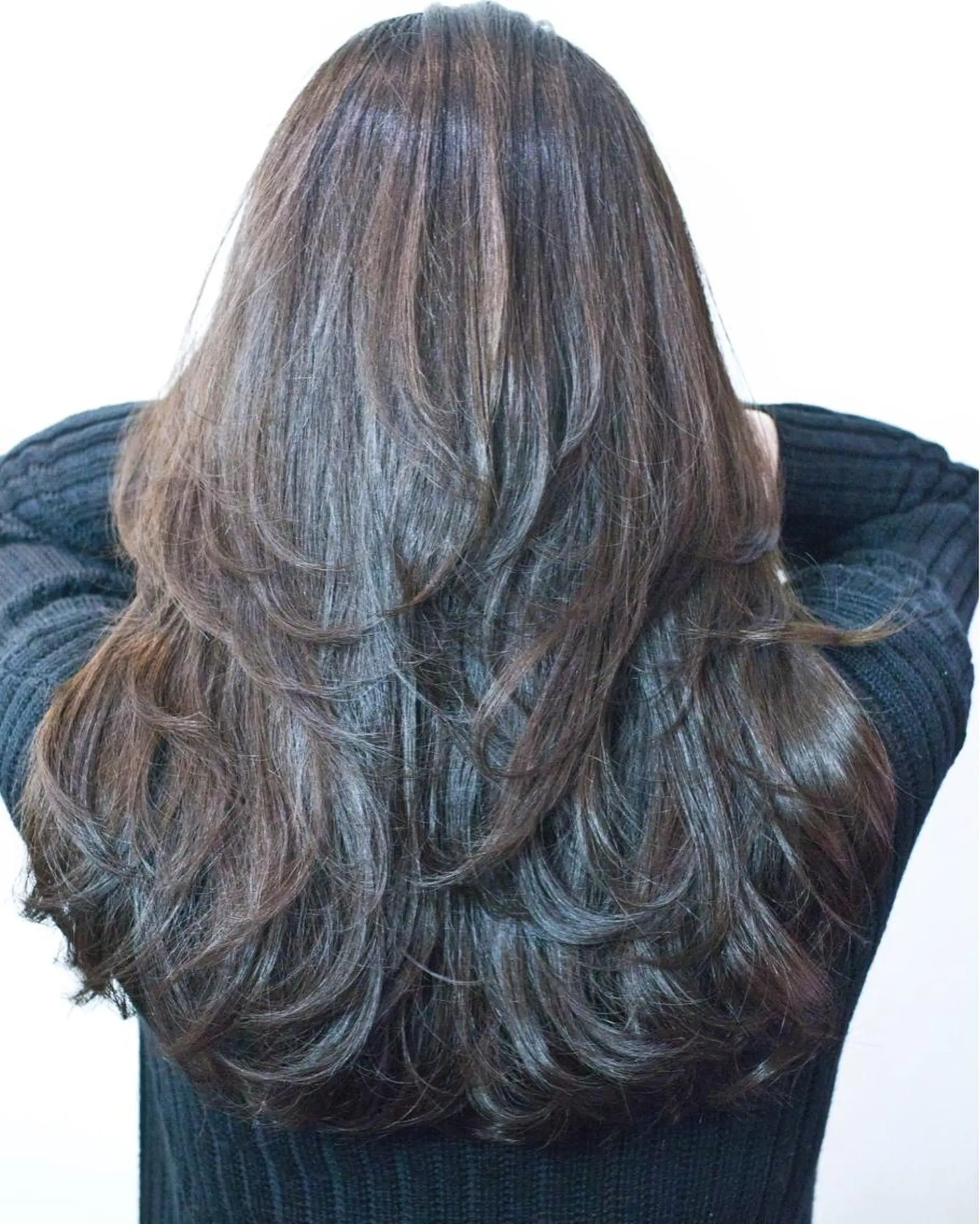 セミロング カラー Mariana/ 鶴原-ハイライトのヘアスタイル