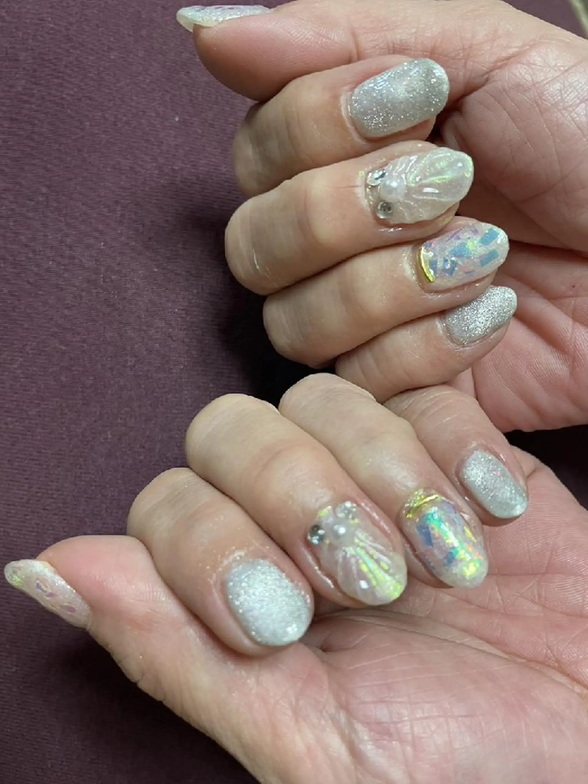 ネイル オーロラネイル ✨ameru✨ nailsalonのネイルデザイン