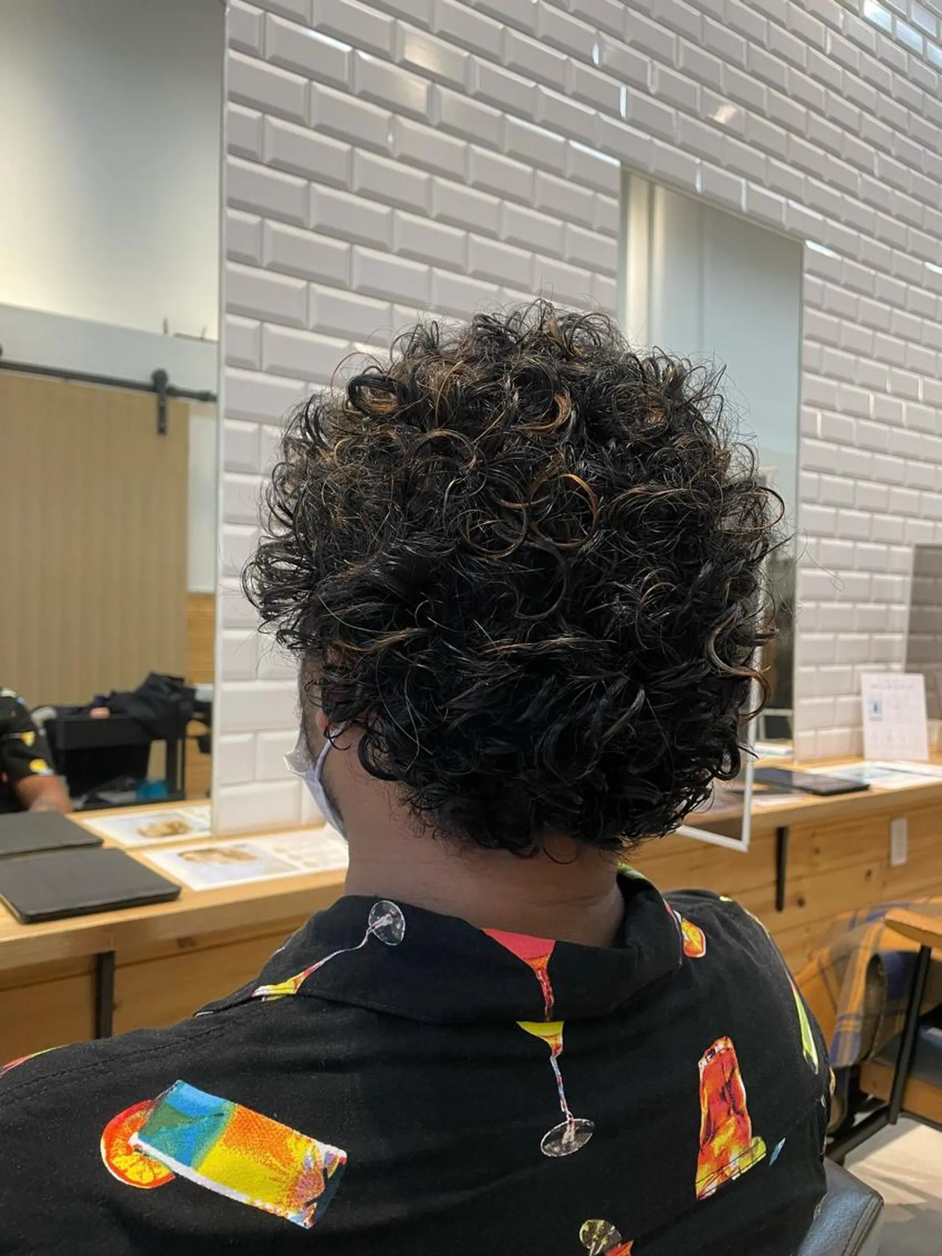 パーマ メンズ メンズパーマ アリーマーケットリル 小林将士のヘアスタイル