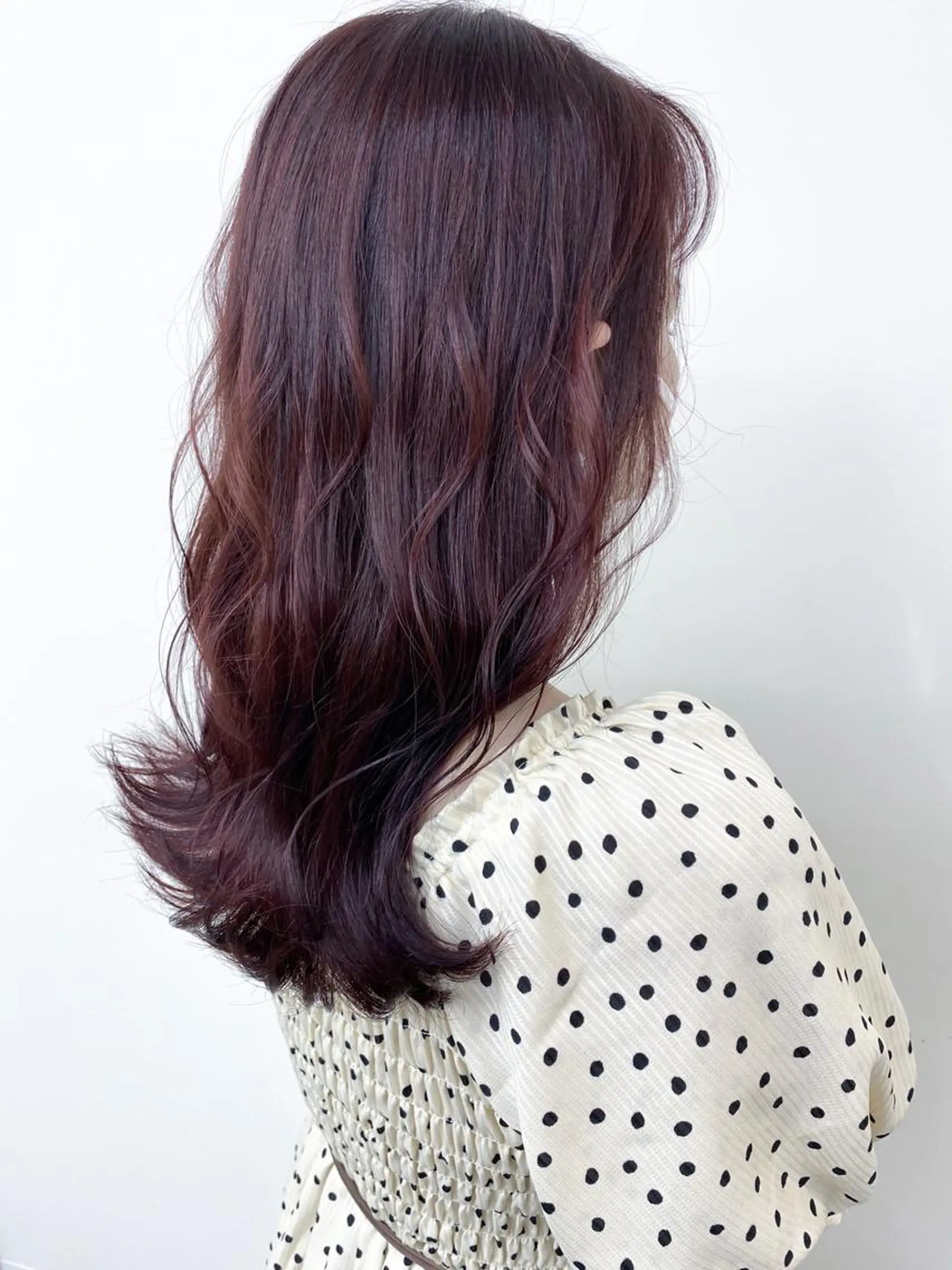 セミロング カラー ローズカラー バイオレットカラー ヘアカラー トリートメント 丹羽 隼人/髪質改善 /韓国ヘア🇰🇷のヘアスタイル