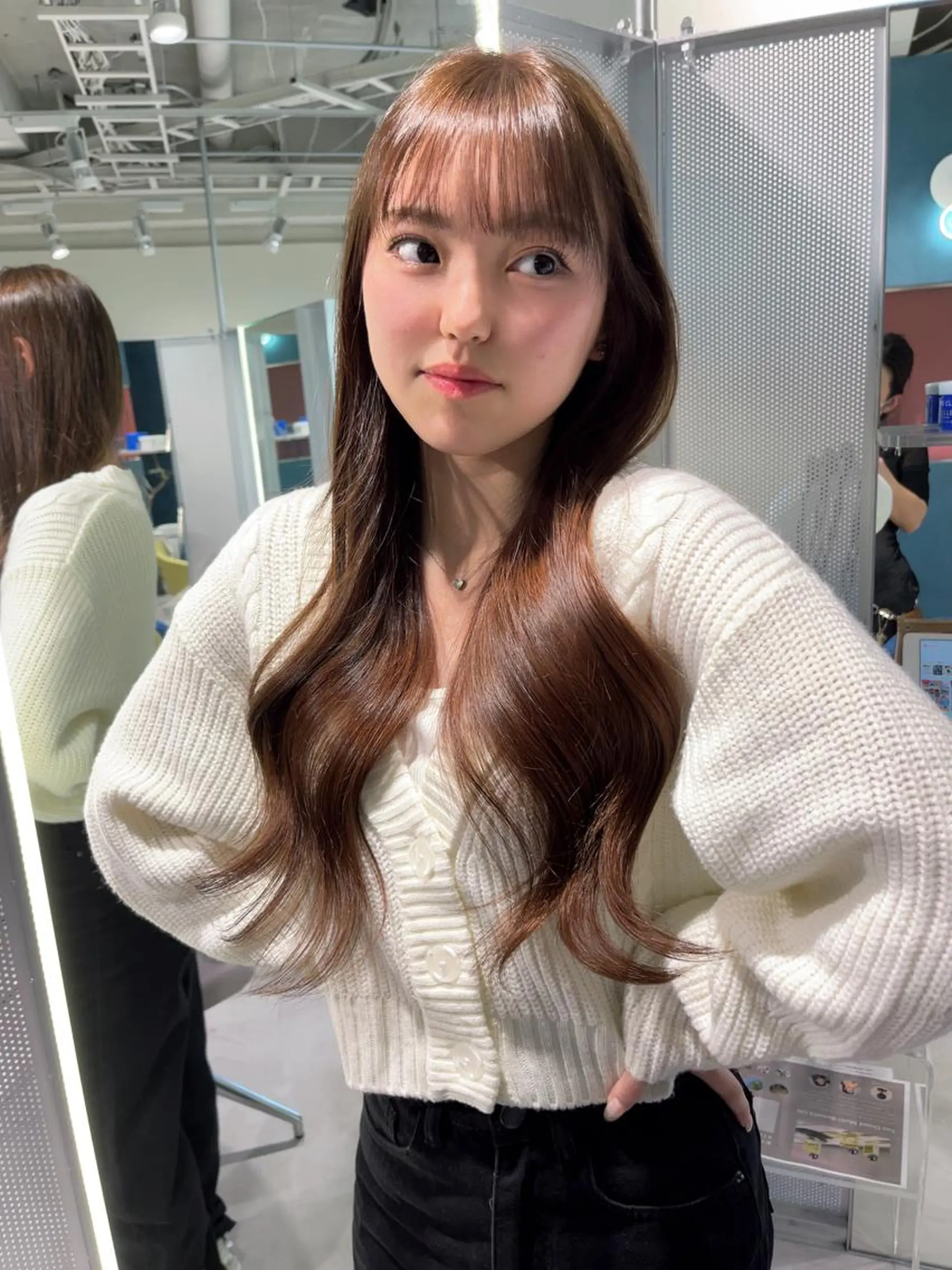 ロング カラー fuuka/ ハイトーン/海外ヘアのヘアスタイル