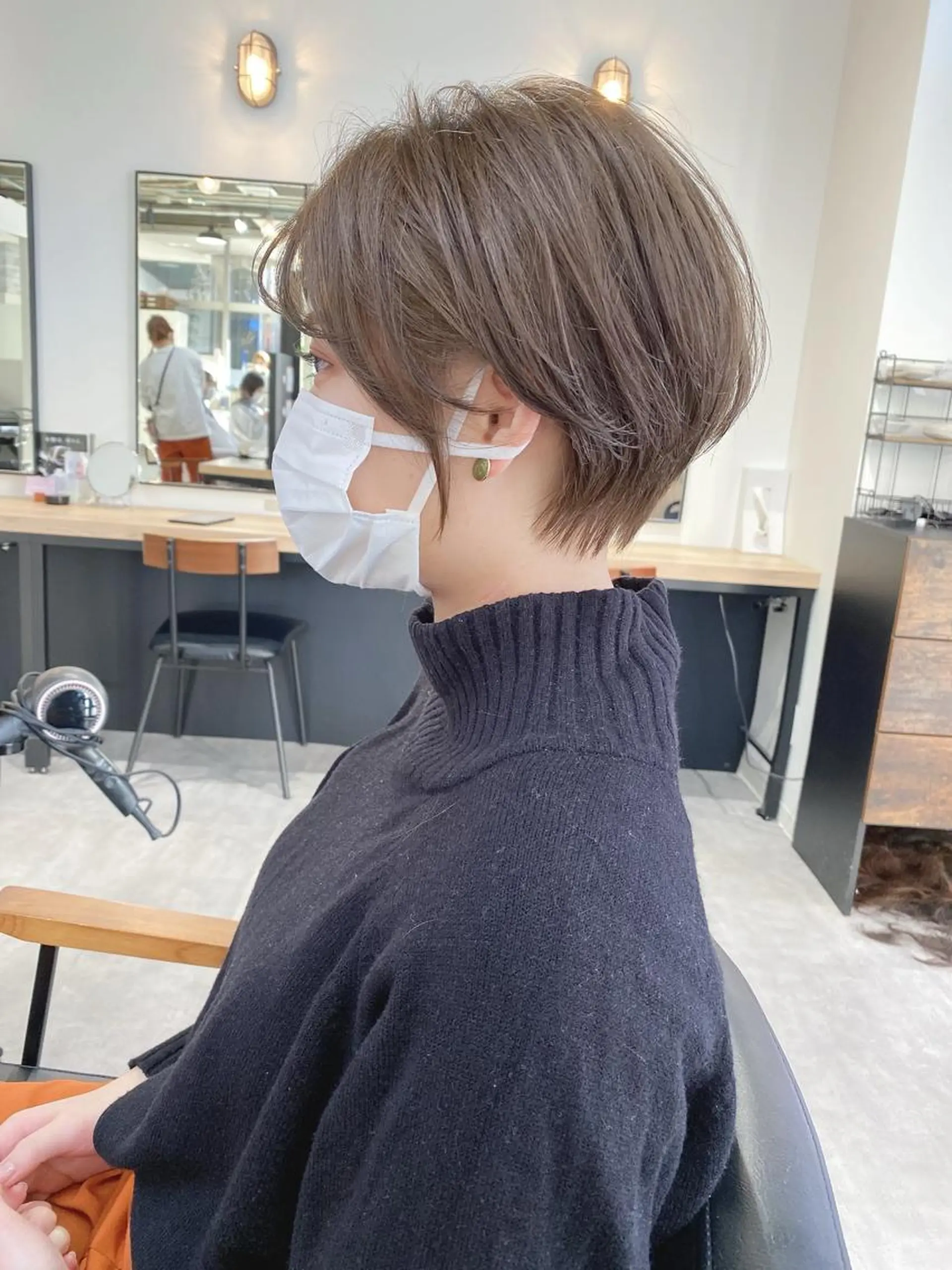 ショート カラー ヘアアレンジ 横浜縮毛矯正 ☆渋谷良太のヘアスタイル