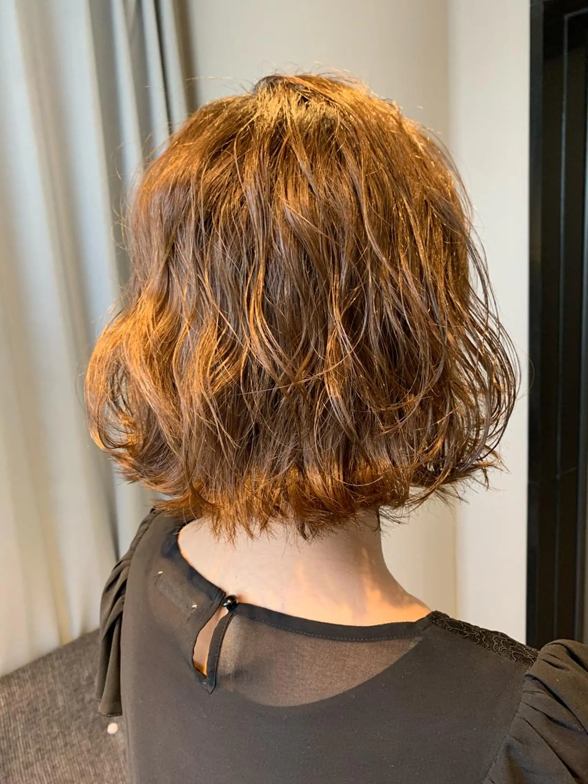 ミディアム パーマ ミディアムパーマ 髪質改善専門店 Lucasのヘアスタイル