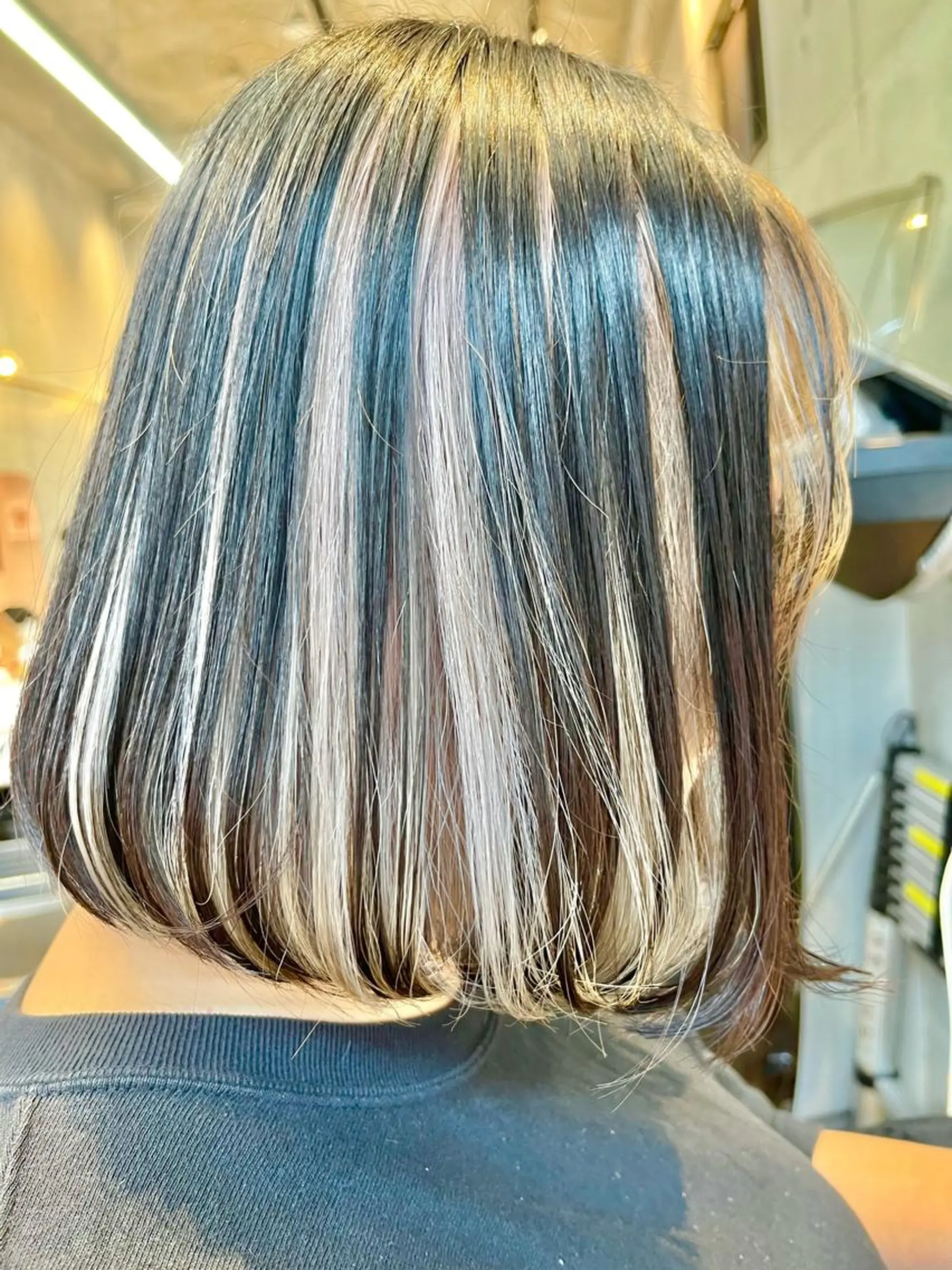 ショート カラー カコ/レイヤーカット ヘアアレンジのヘアスタイル