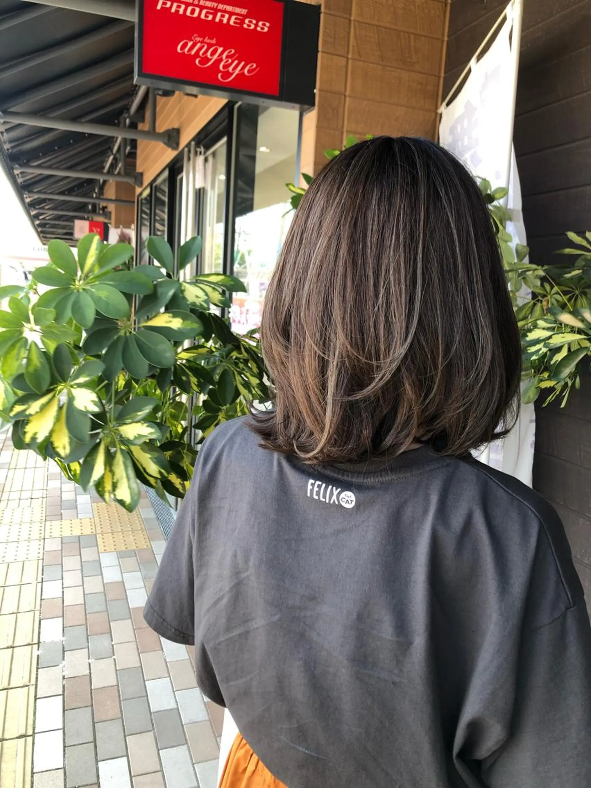 ミディアム ハイライト 太白区/白髪ぼかし ハイライト/千葉達人のヘアスタイル