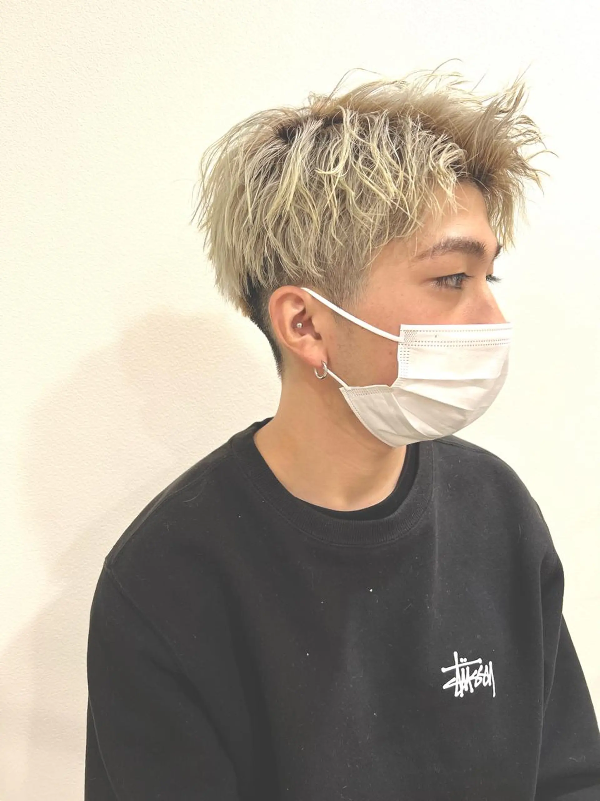 ショート メンズ 心斎橋メンズサロン リベルテグリットのヘアスタイル