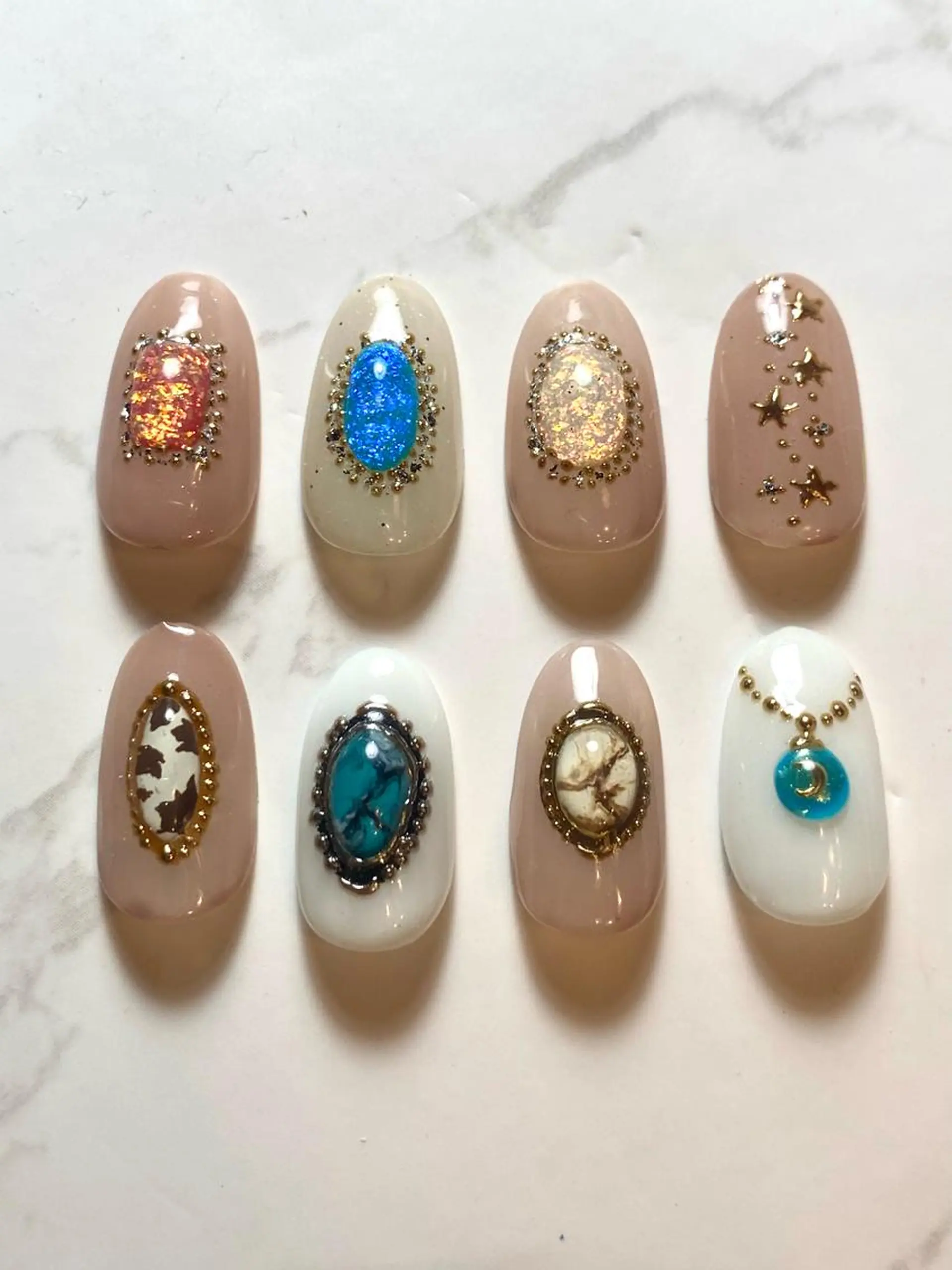 ネイル アートネイル 吉川市 ネイルサロンLのネイルデザイン