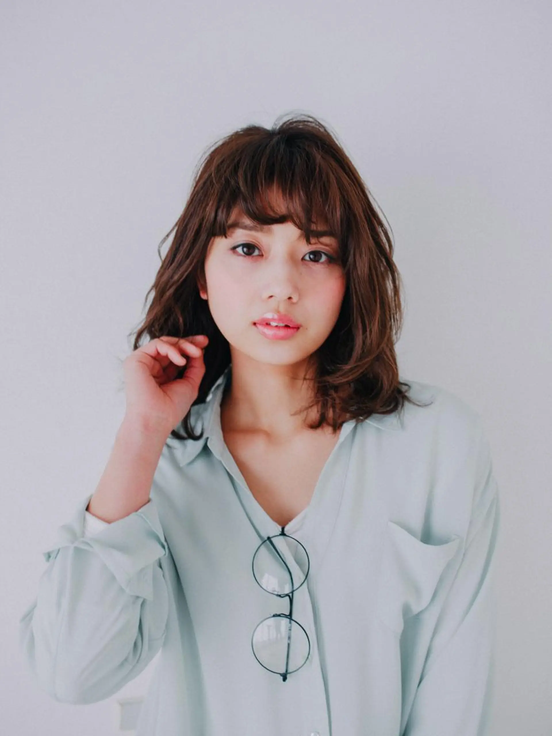 ミディアム カラー パーマ 松島祐介【店長/ トップディレクター】のヘアスタイル